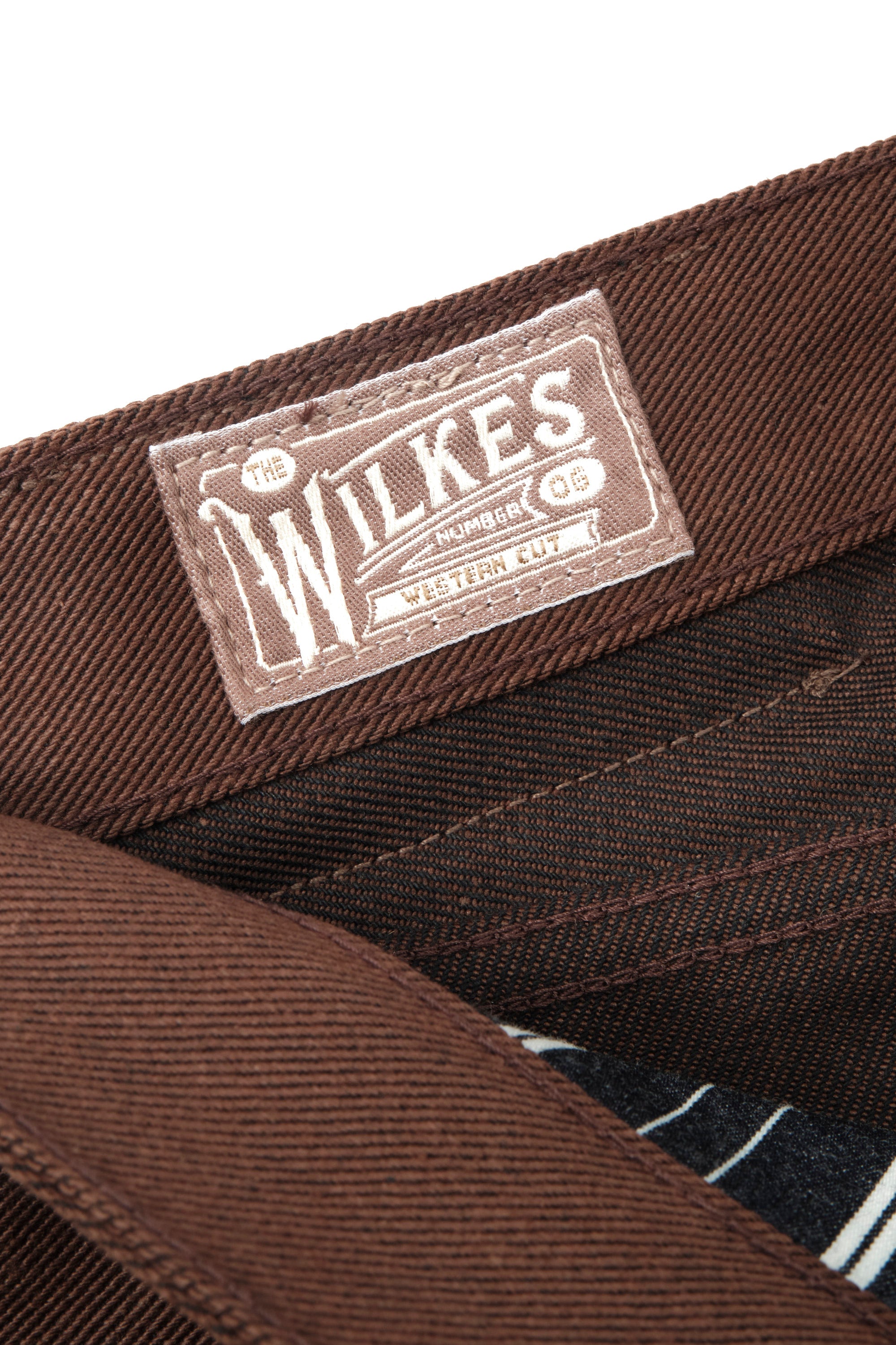 Wilkes Western 15 Ounce Dark Brown Denim
