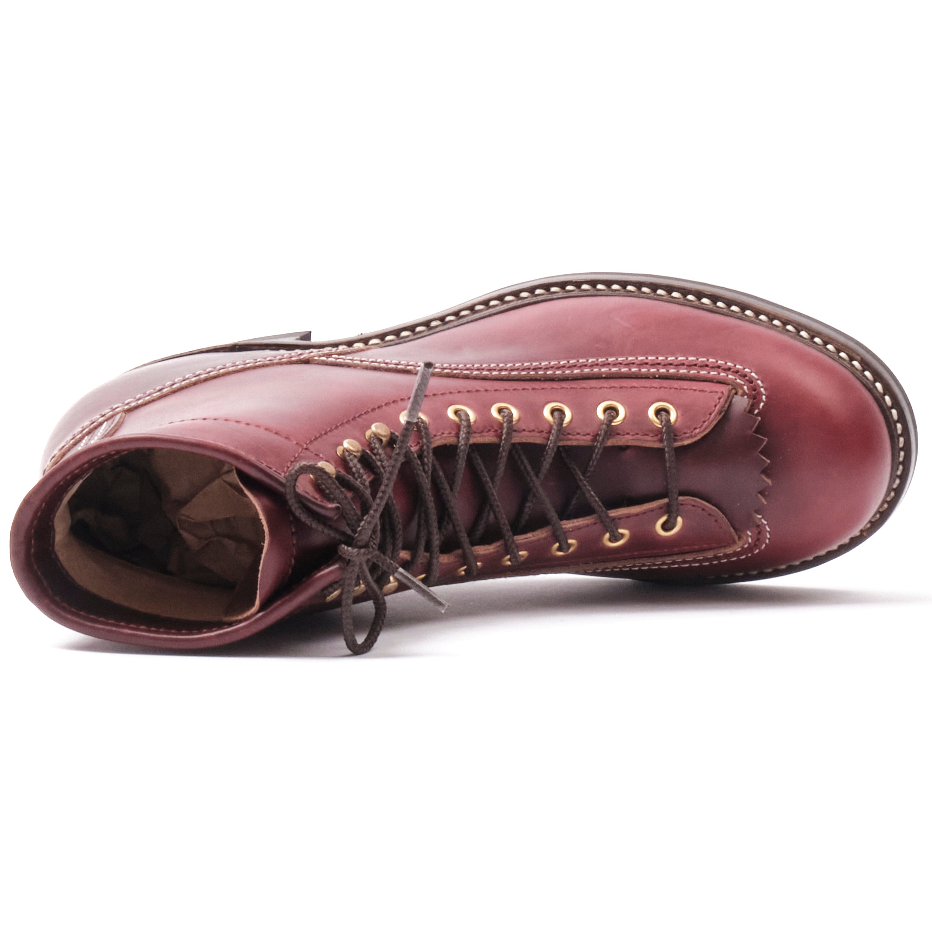 John Lofgren Donkey Puncher Boots Horween Burgundy Chromexcel