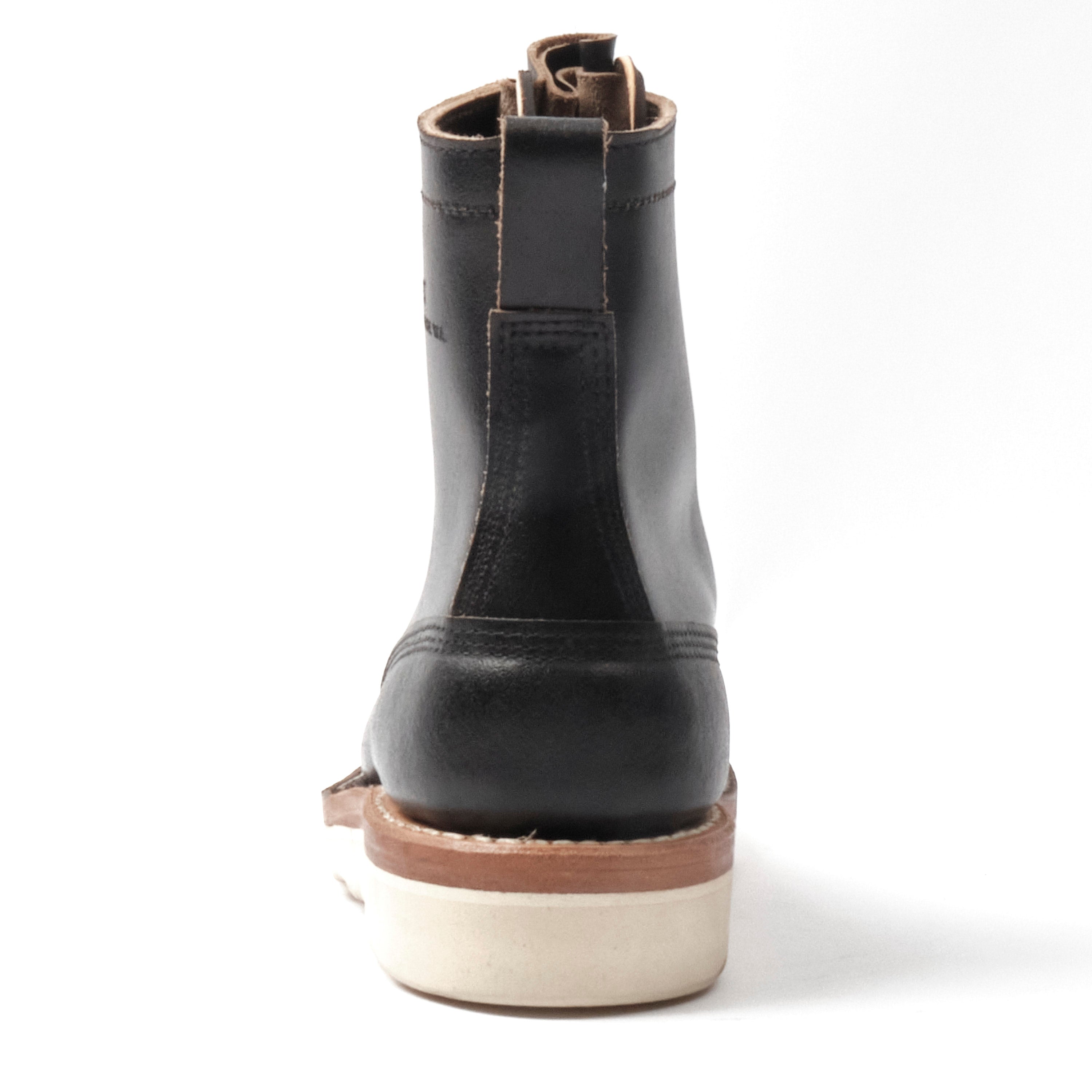 FREENOTE CLOTH X WHITE'S BOOTS - RANCHER 8" - BLACK WAXED FLESH
