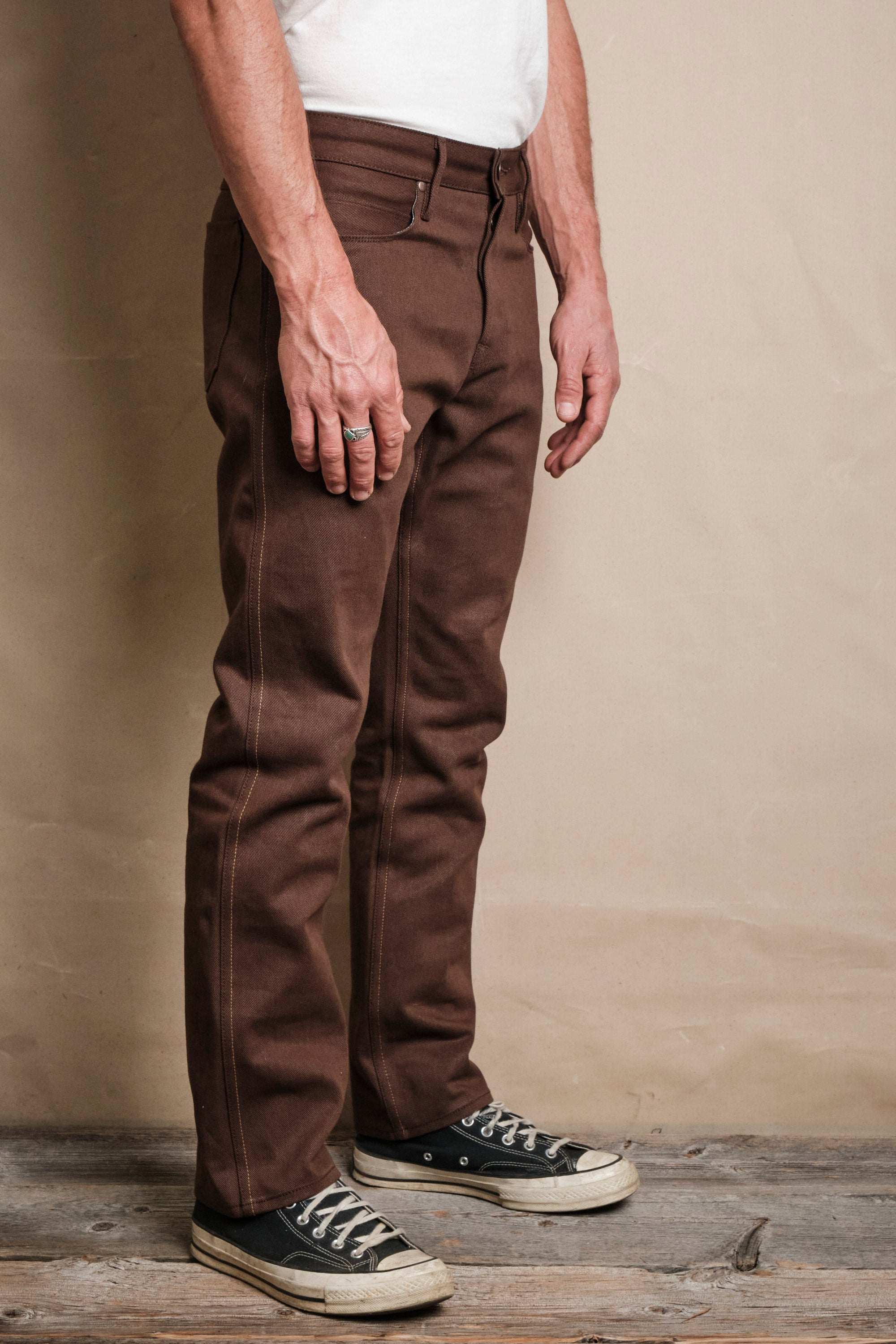 Rios 15 Ounce Dark Brown Denim