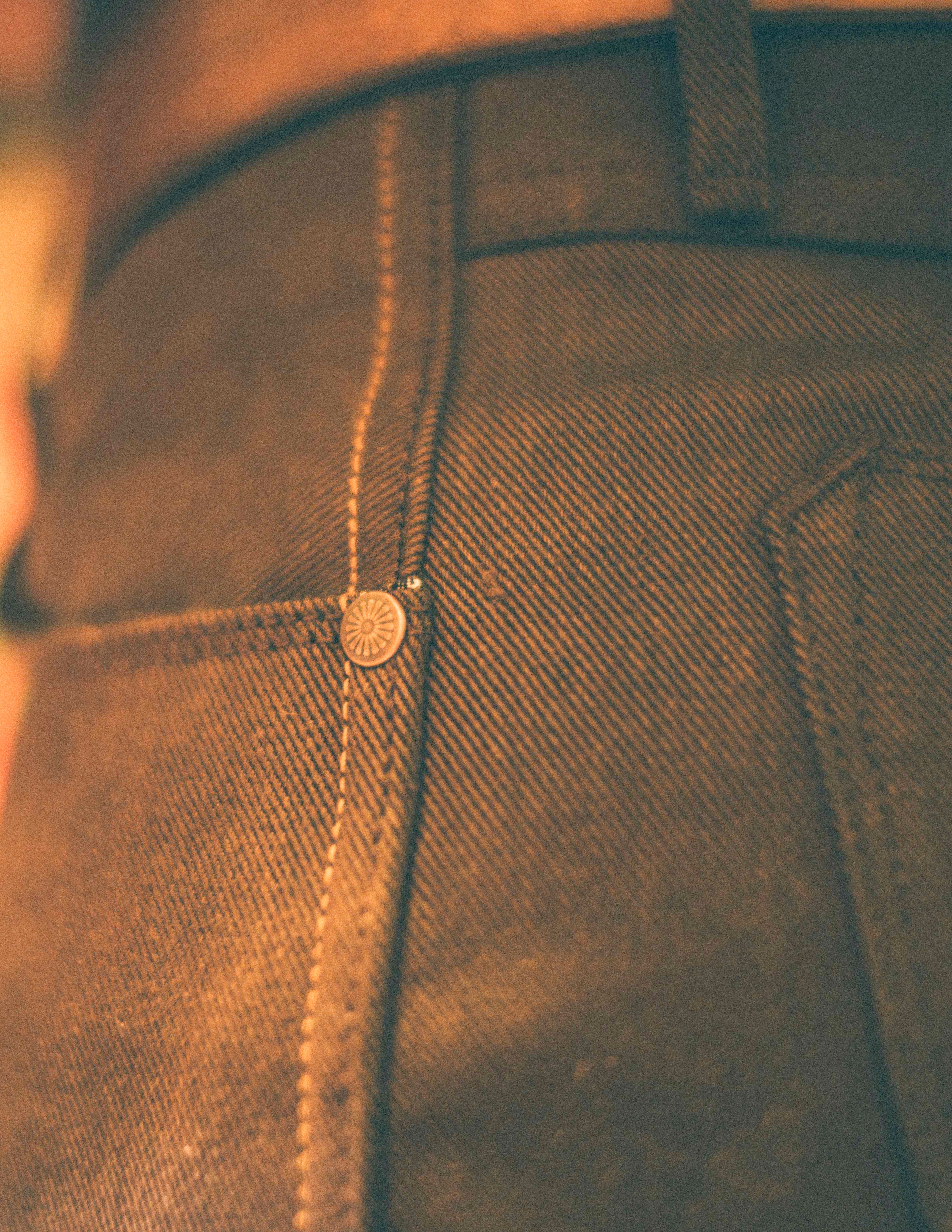 Wilkes Western 15 Ounce Dark Brown Denim