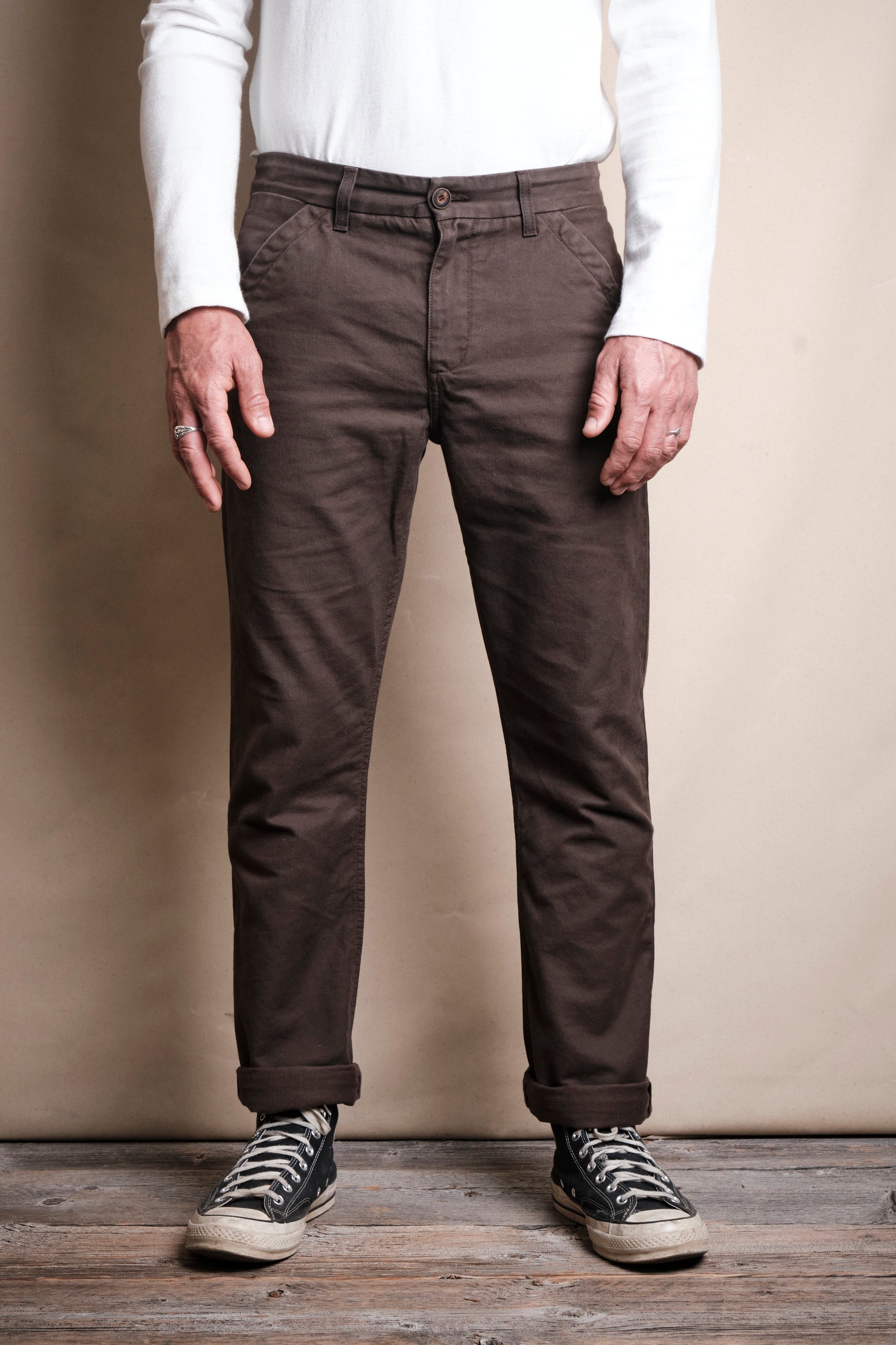 Workers Chino Slim Fit <span> Bark</span>