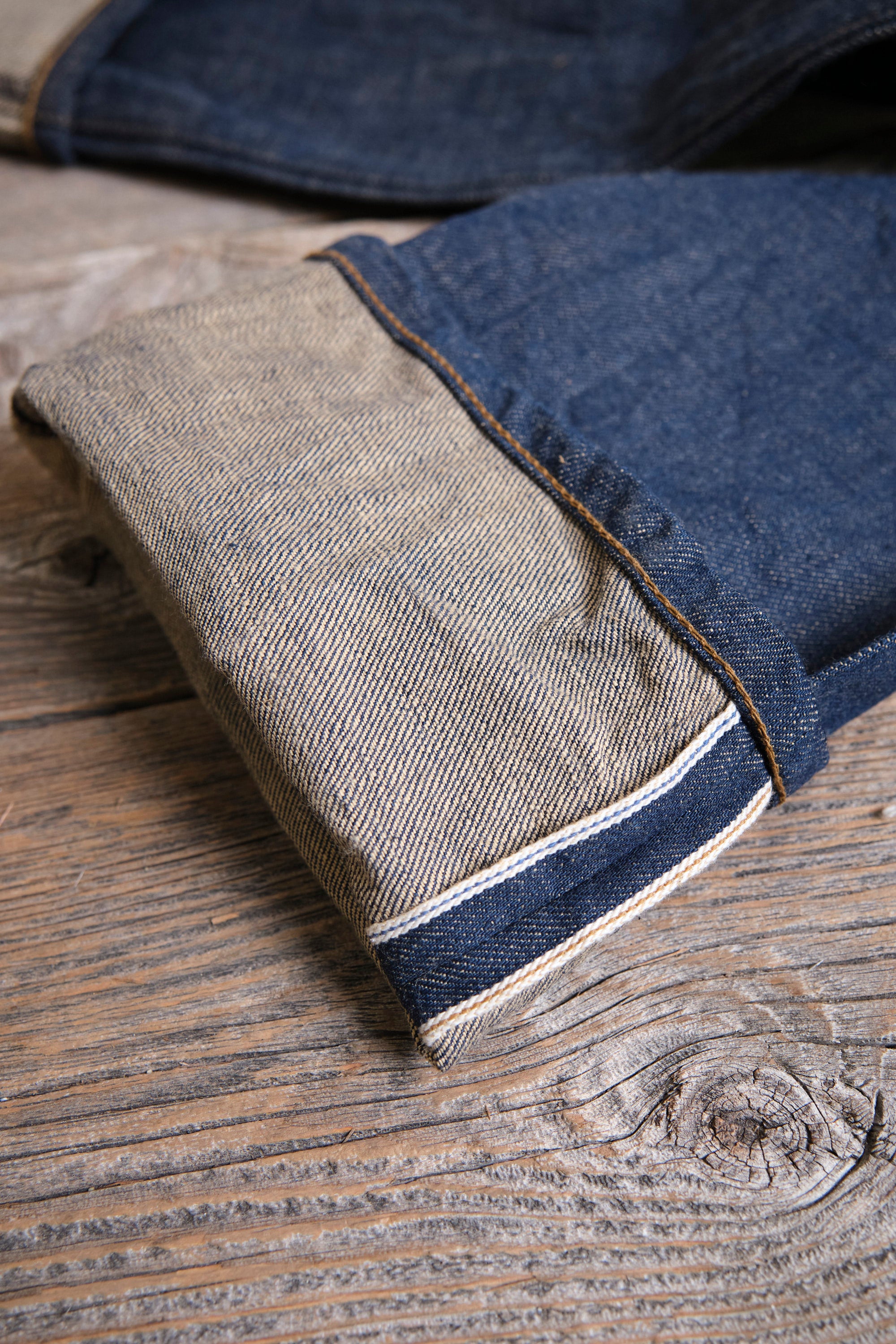 Portola Classic Taper 13 Ounce Natural Rinsed Denim