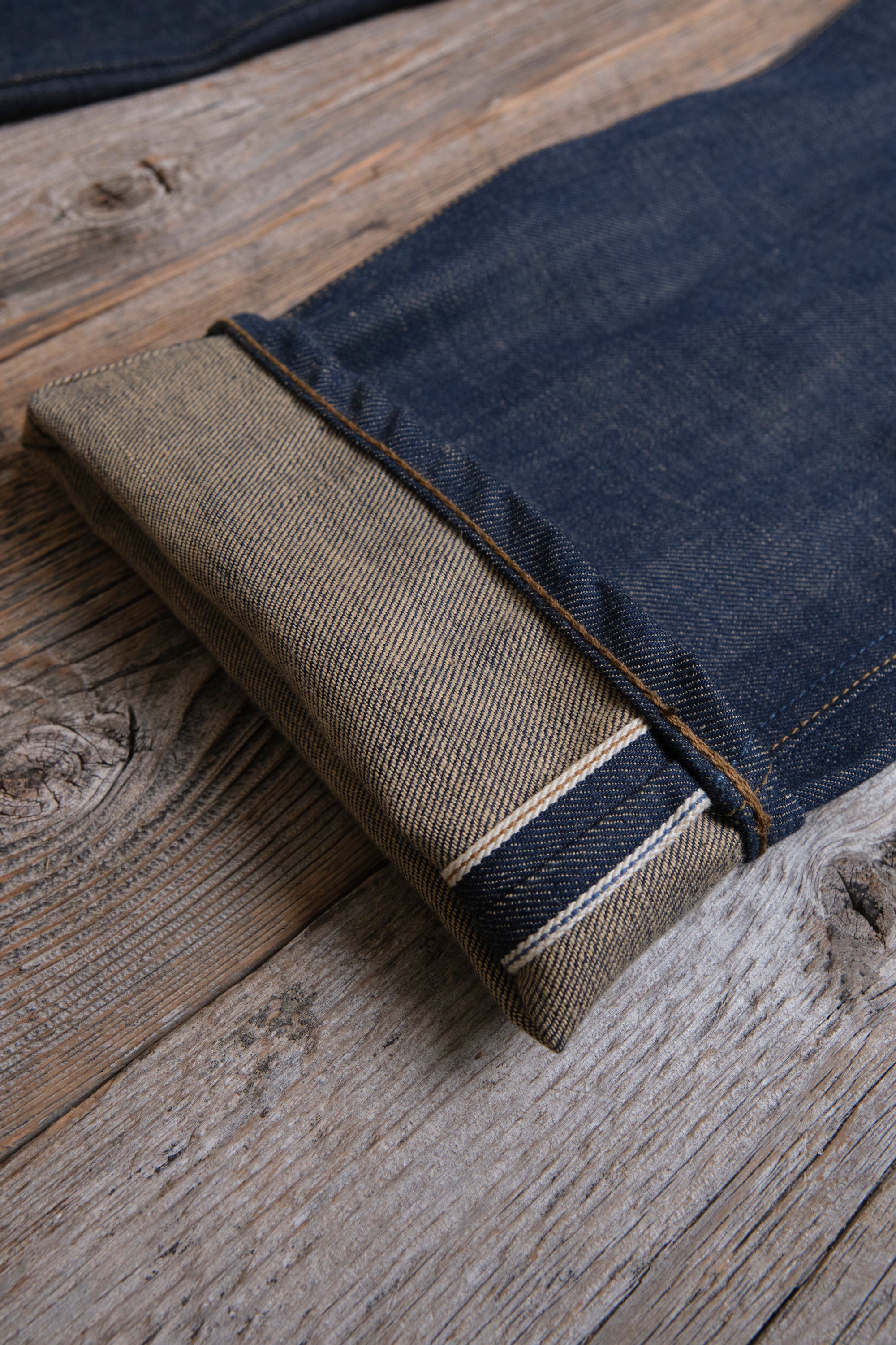 Wilkes Western 13 Ounce Natural Rinsed Denim