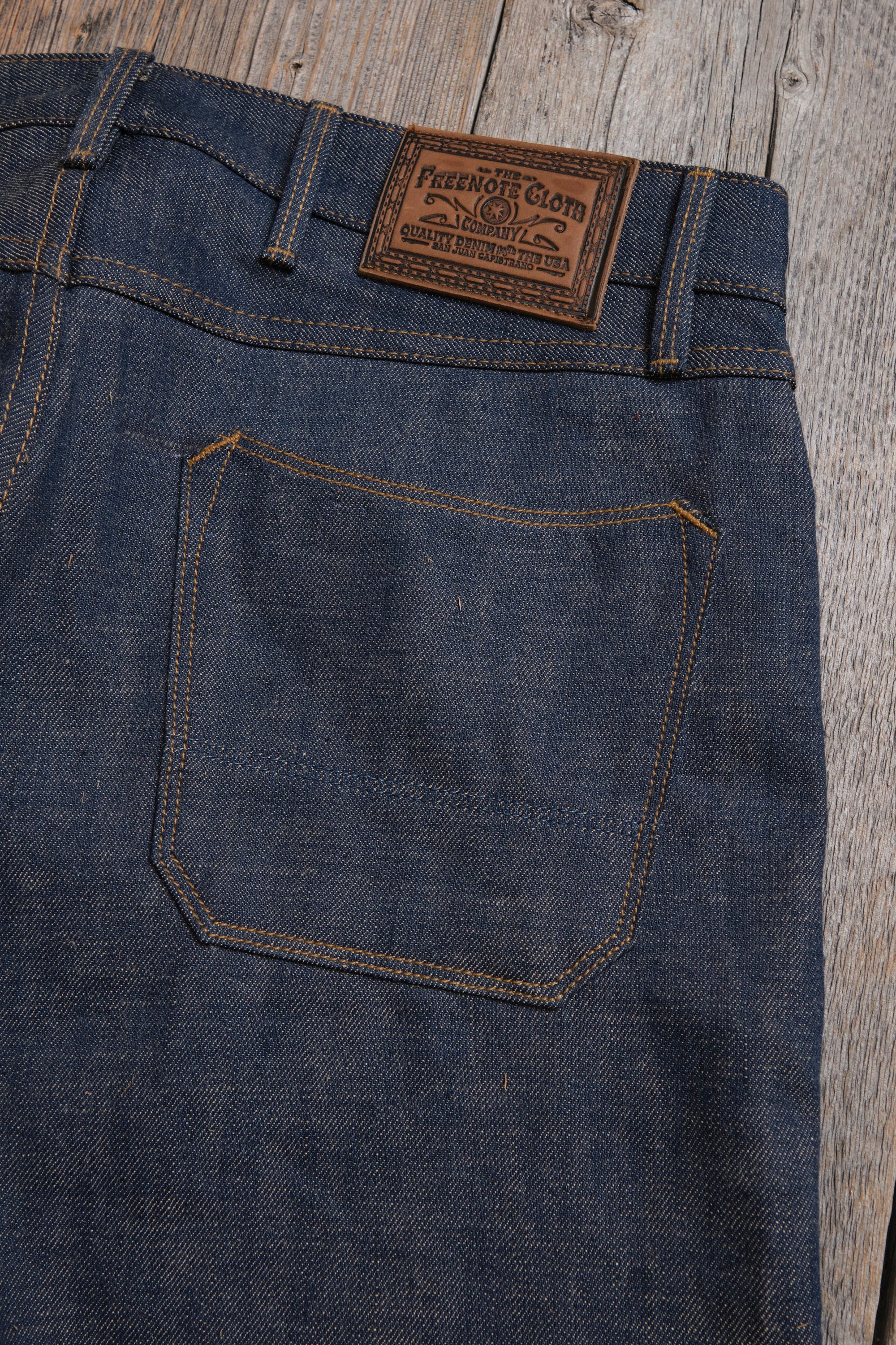 Wilkes Western 13 Ounce Natural Rinsed Denim