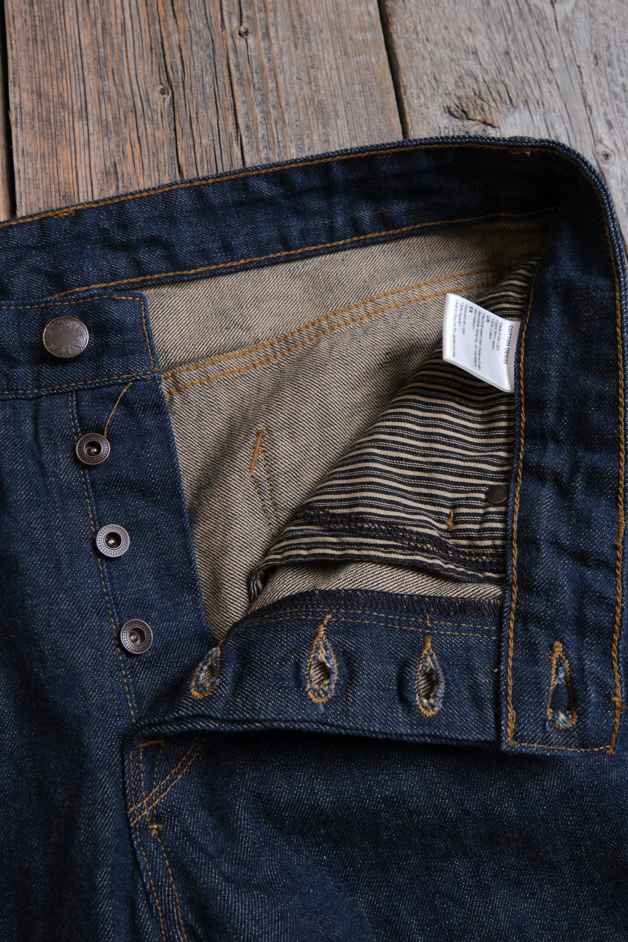 Portola Classic Taper 13 Ounce Natural Rinsed Denim