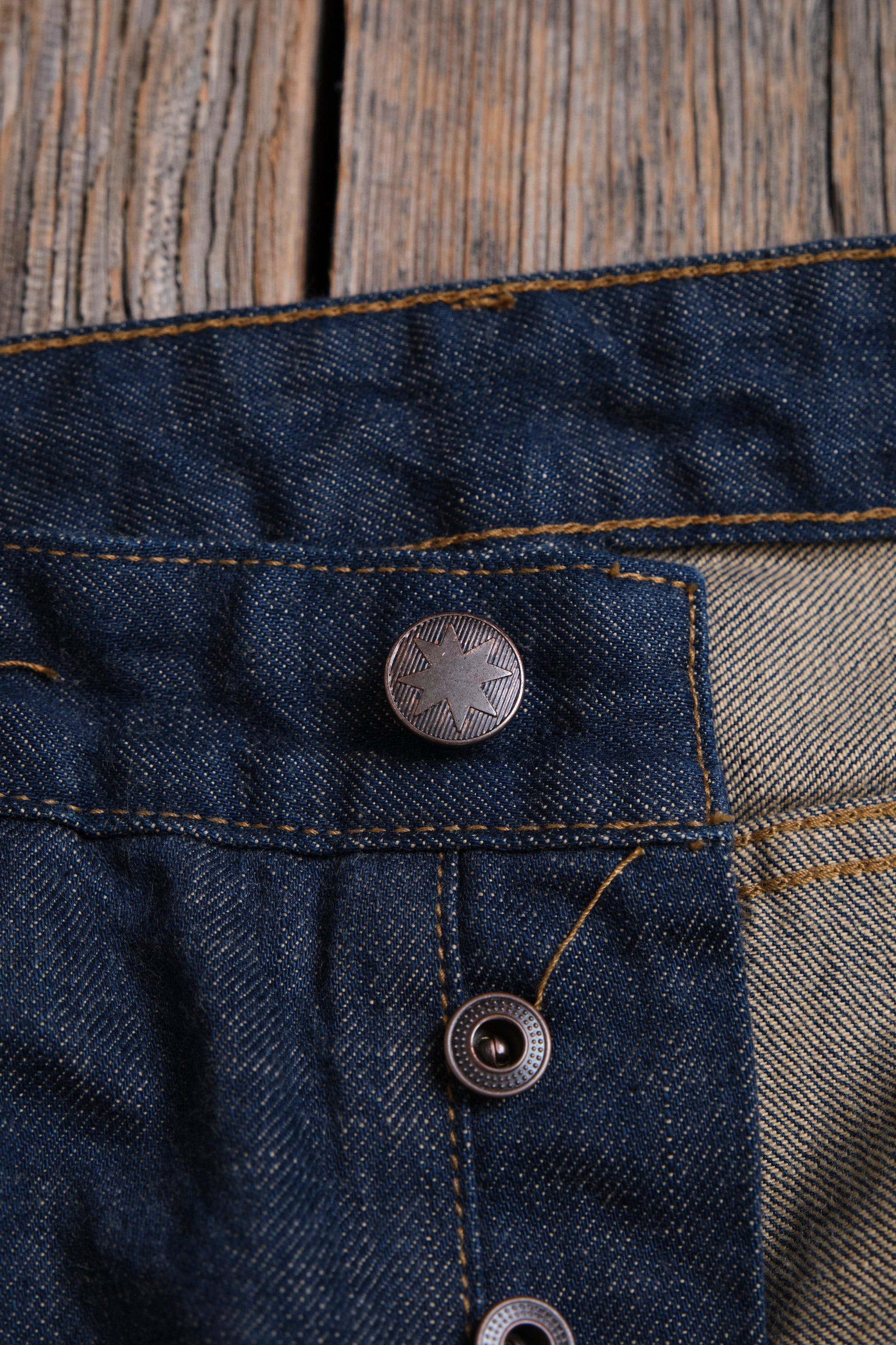Portola Classic Taper 13 Ounce Natural Rinsed Denim