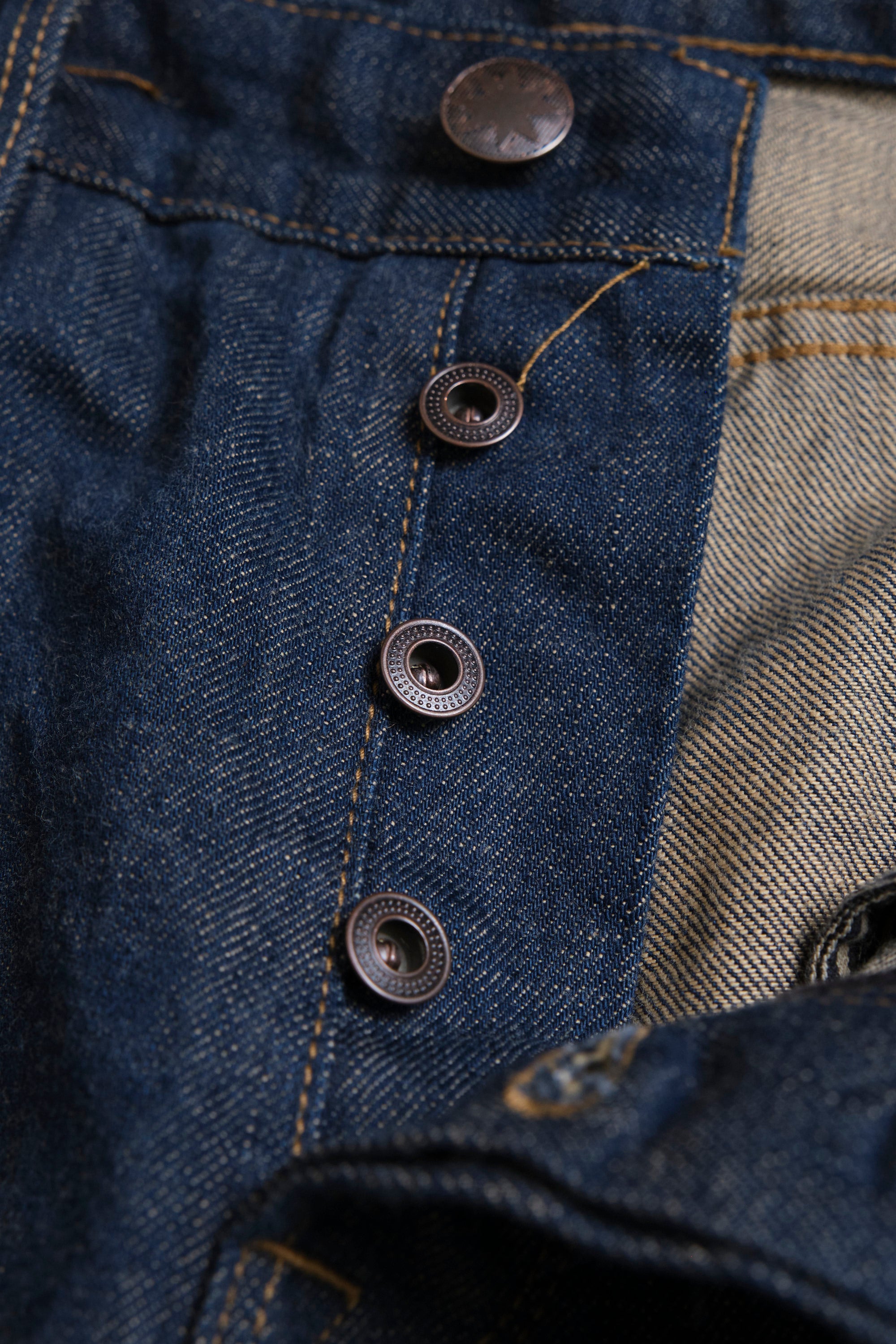 Portola Classic Taper 13 Ounce Natural Rinsed Denim