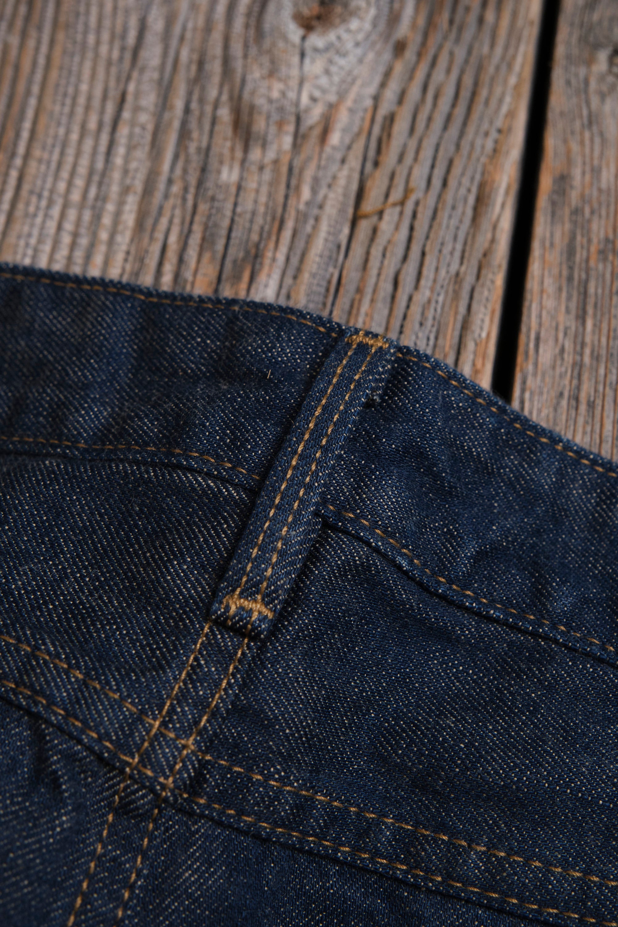 Portola Classic Taper 13 Ounce Natural Rinsed Denim