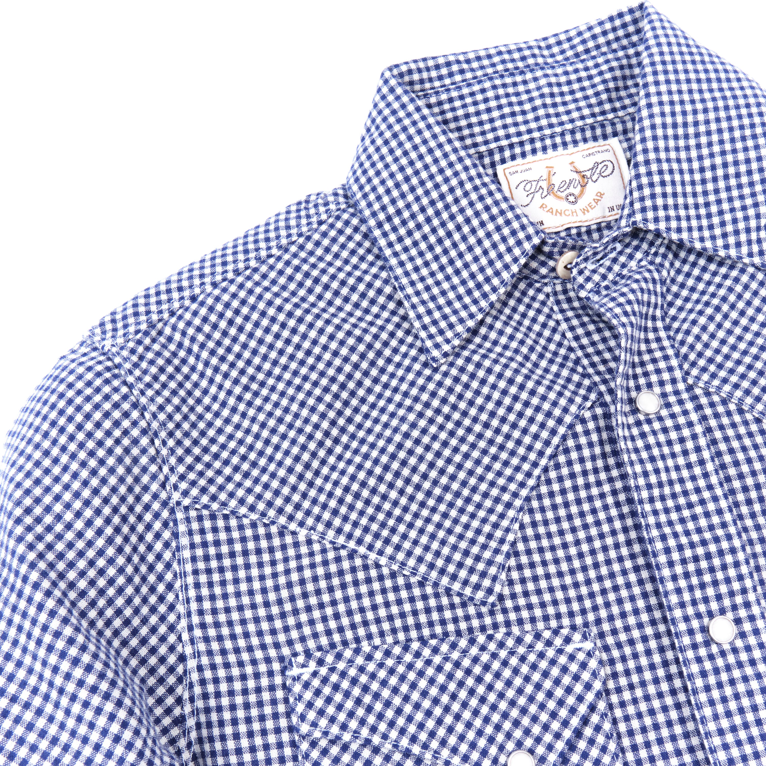 Northfork SS Blue Gingham