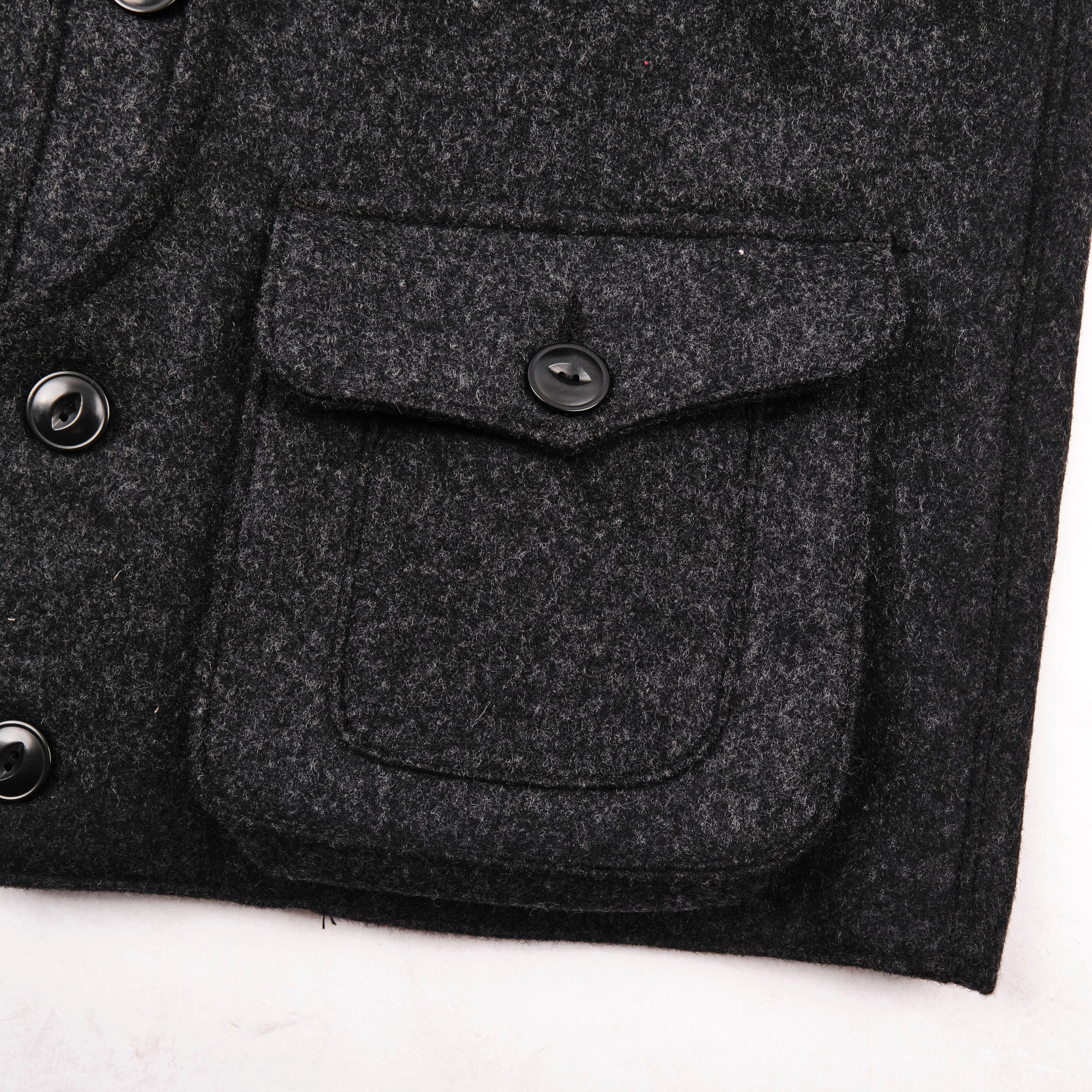 Keynot Black Wool Hunting Vest