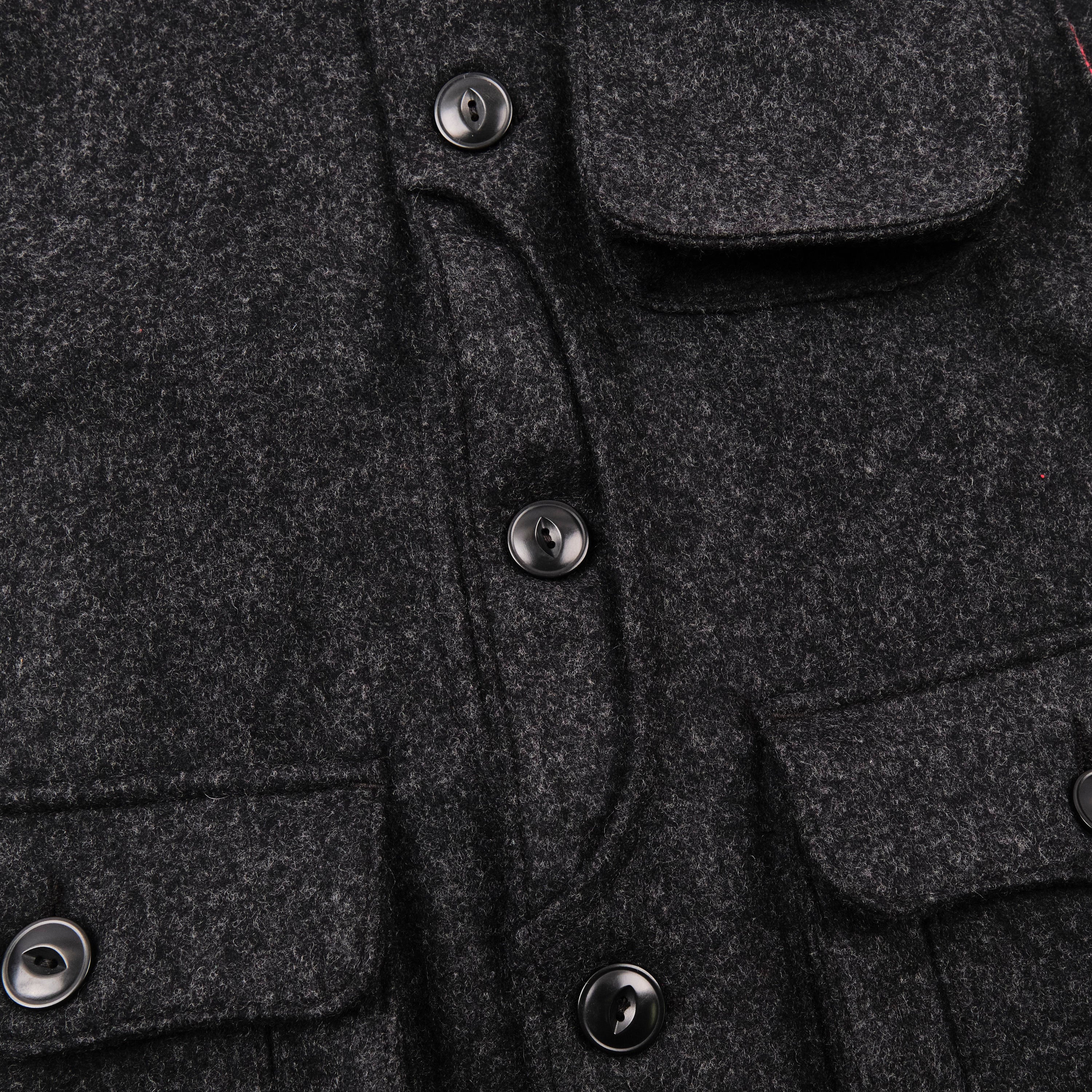 Keynot Black Wool Hunting Vest