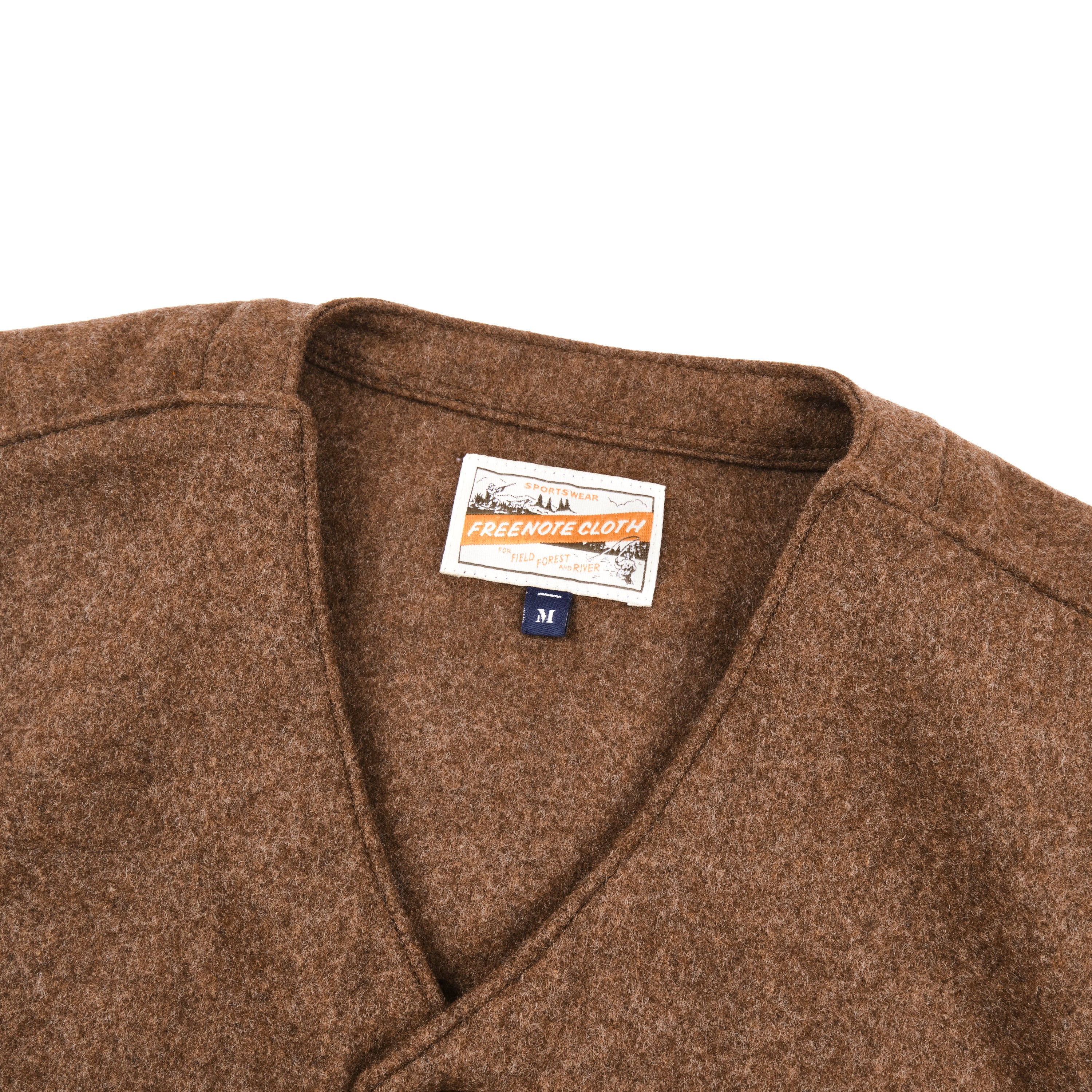 Keynot Brown Wool Hunting Vest