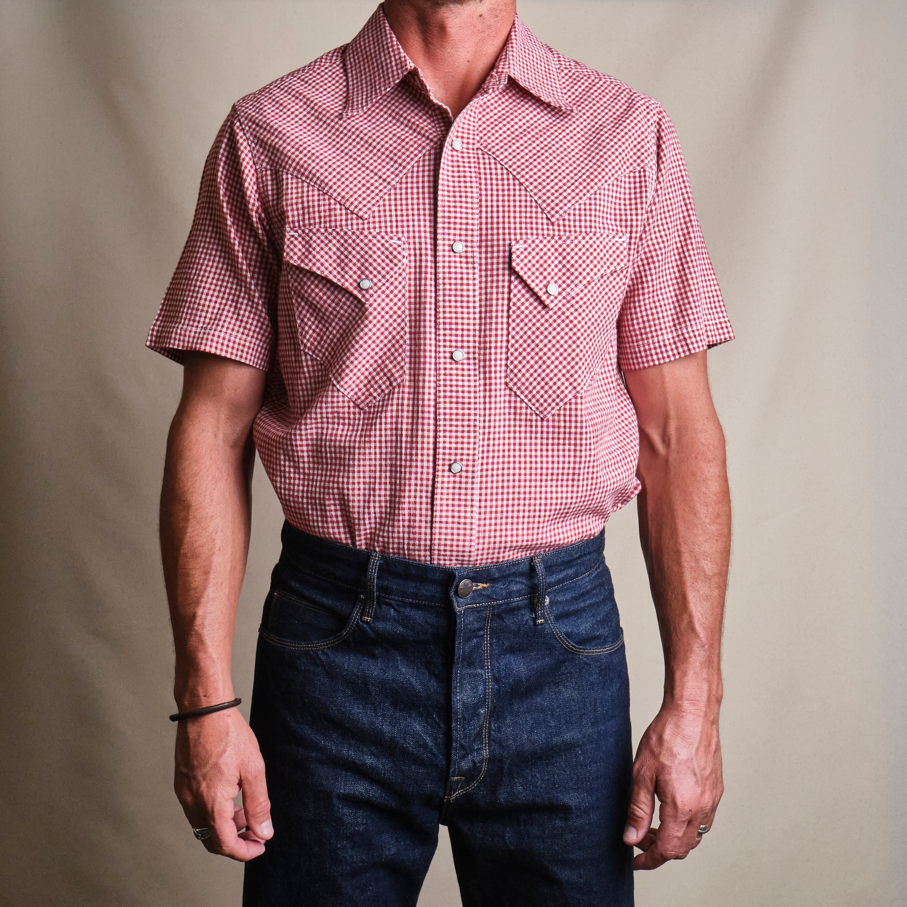 Northfork SS Red Gingham
