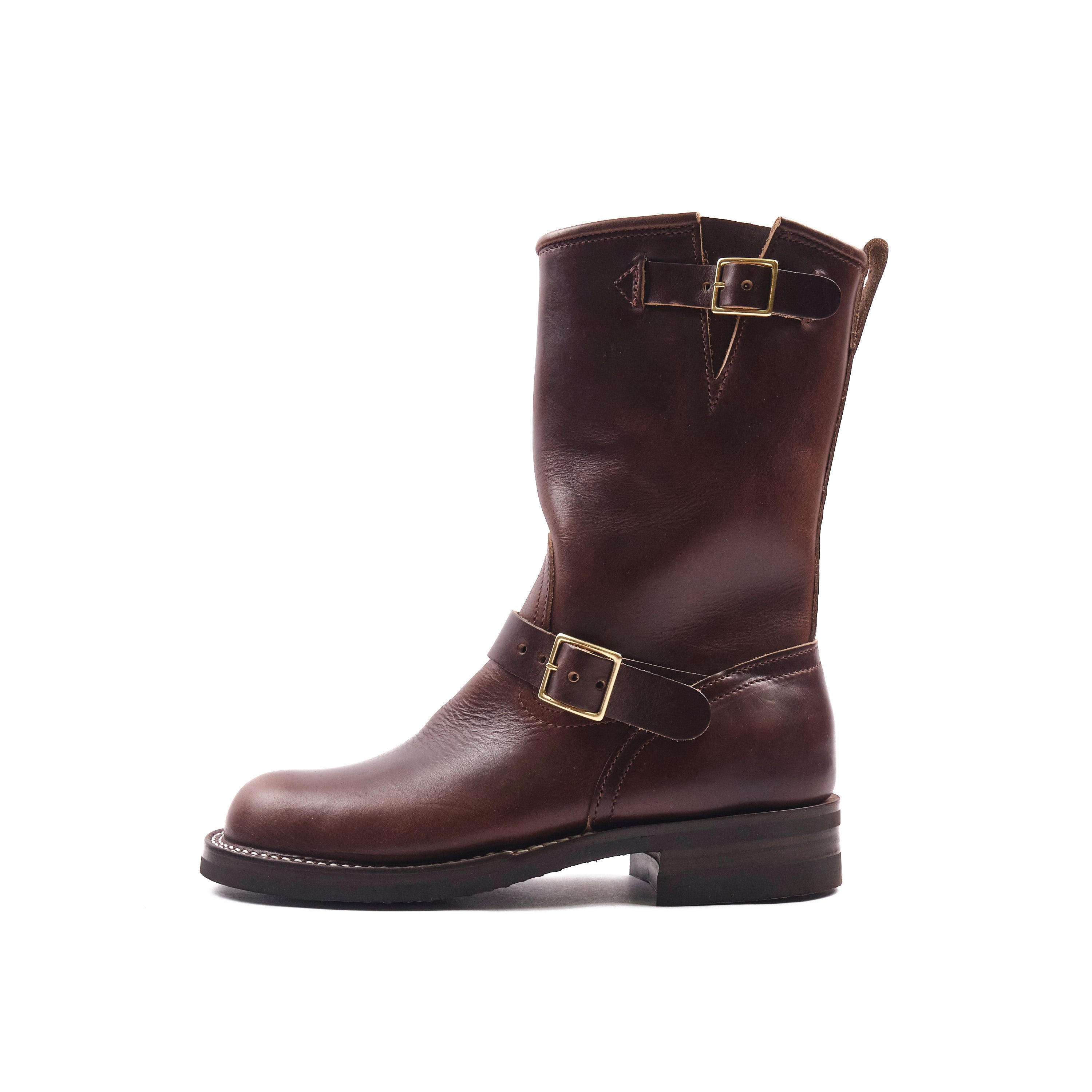 NICKS BOOTS - THE BRAKEMAN ENGINEER - HORWEEN BROWN CHROMEXCEL