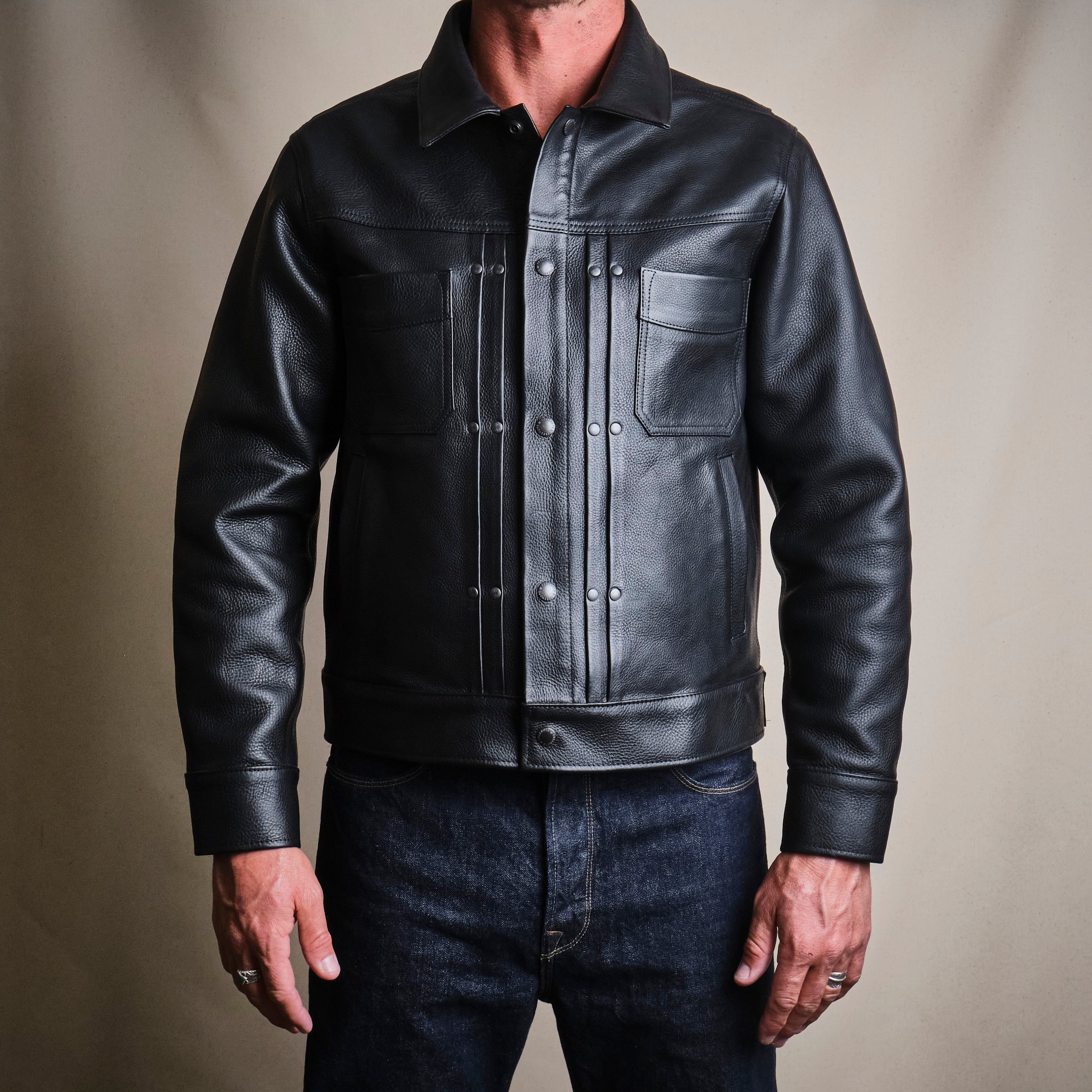 Riders Jacket Black Steerhide