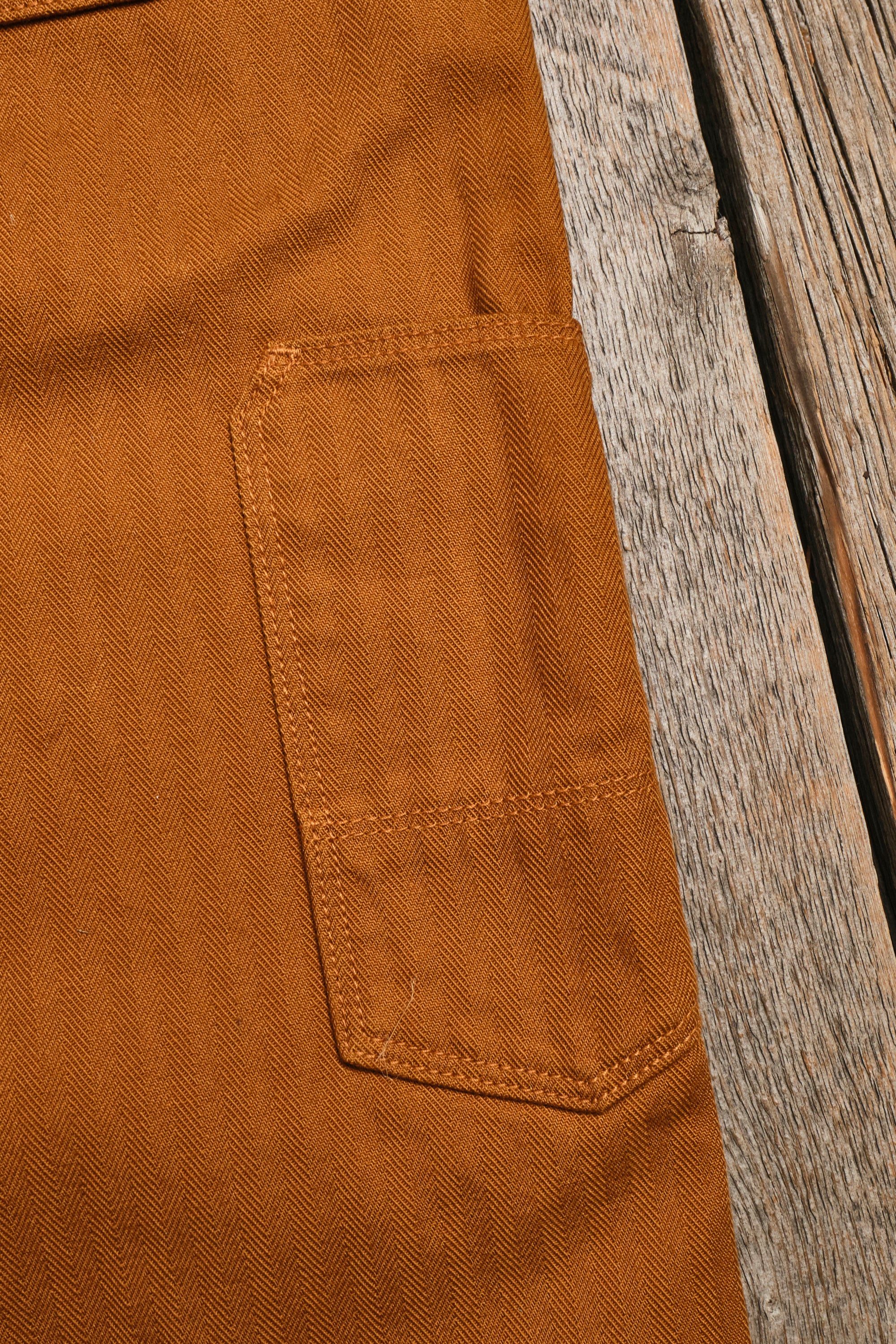 Ortega Pant 13 Ounce Rust Herringbone