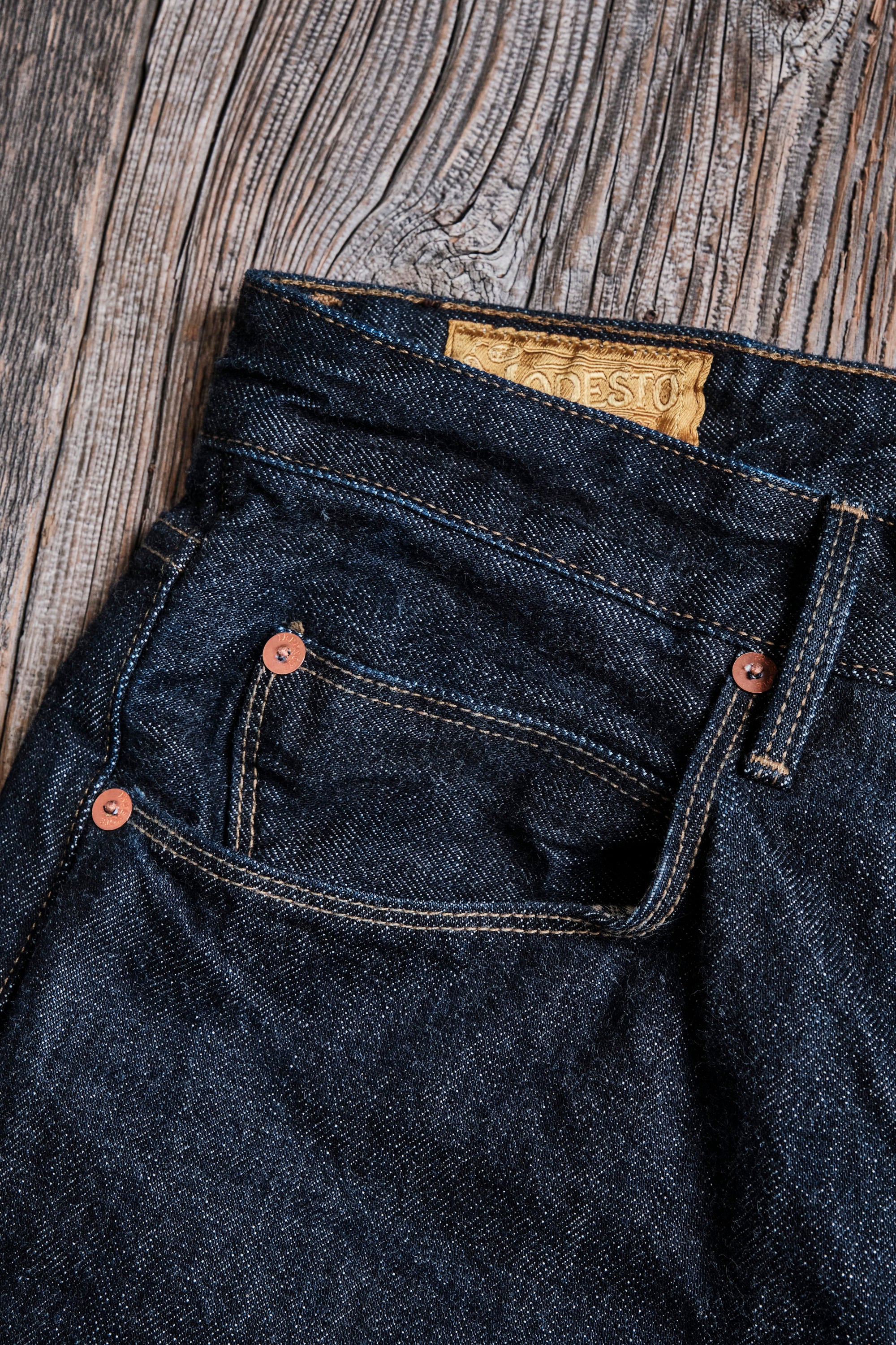 Modesto 14.50 Ounce Indigo Unsanforized Denim