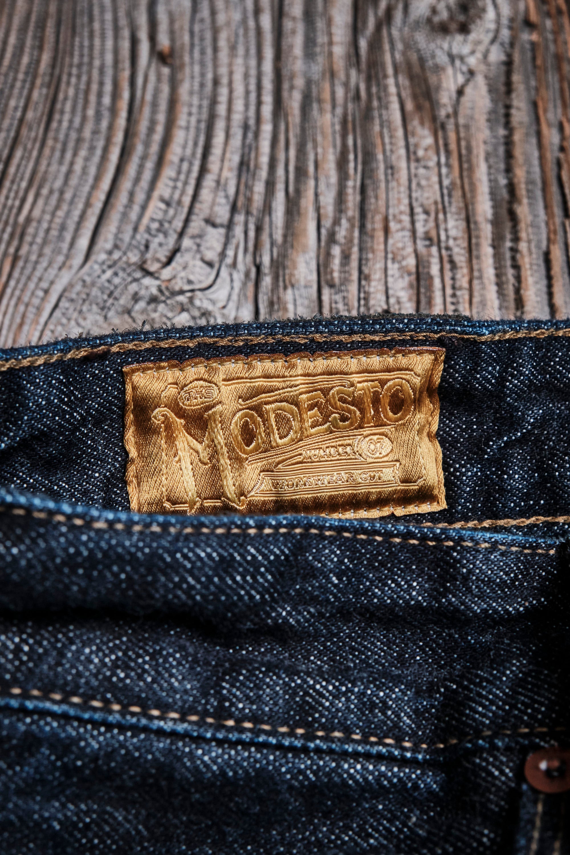 Modesto 14.50 Ounce Indigo Unsanforized Denim