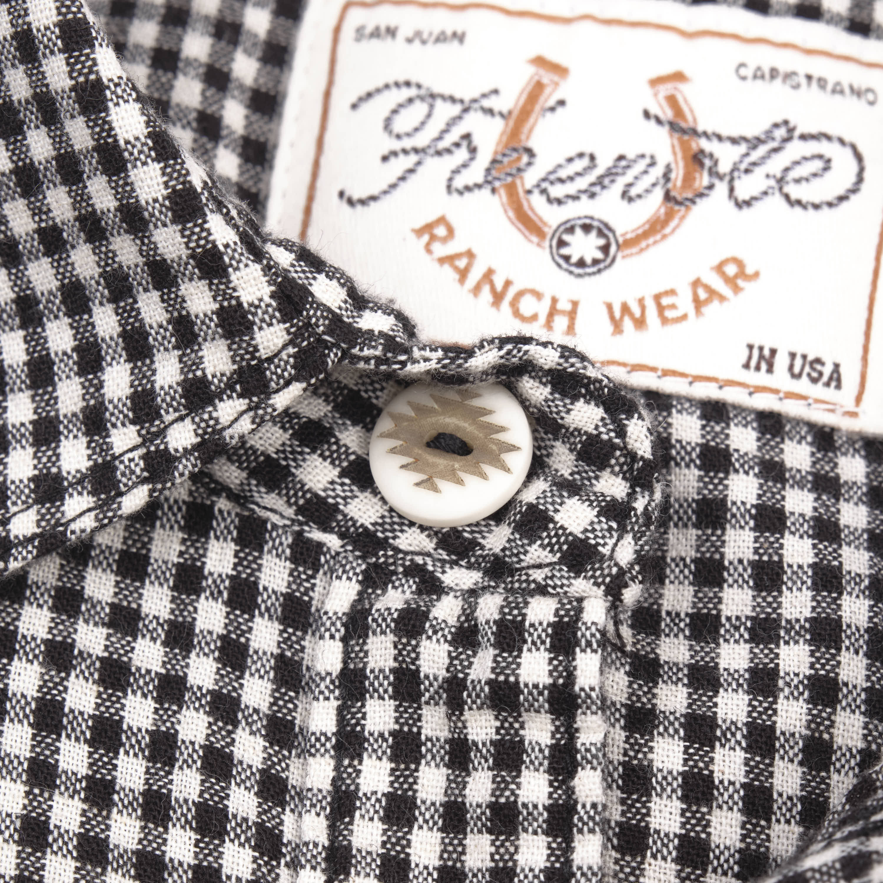 Bodie S/S Black Gingham
