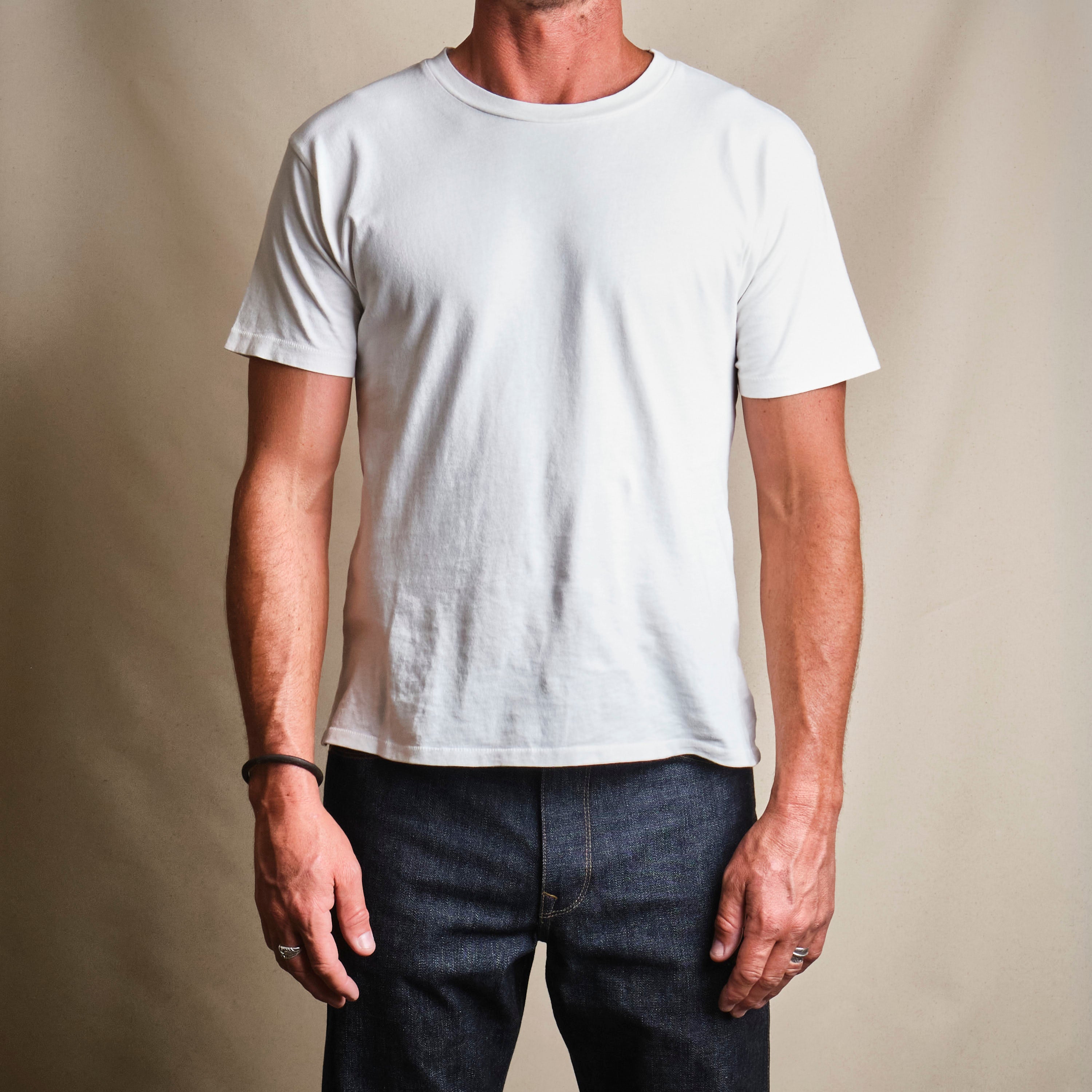 9oz Pocketless T-Shirt Vintage White
