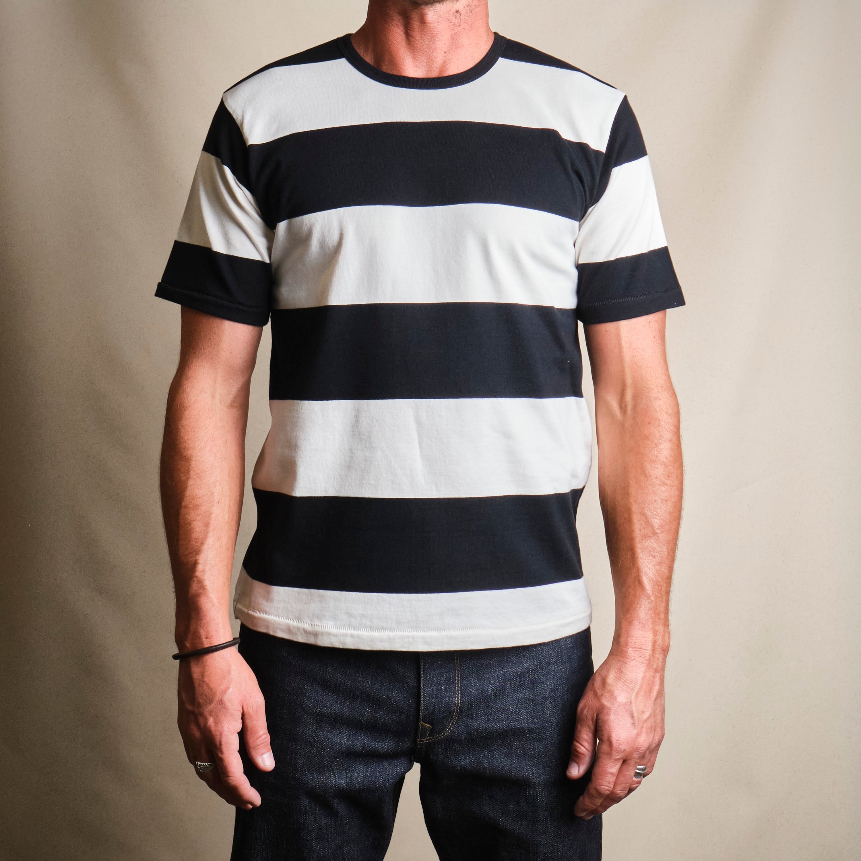 Mooch Tee Black Stripe