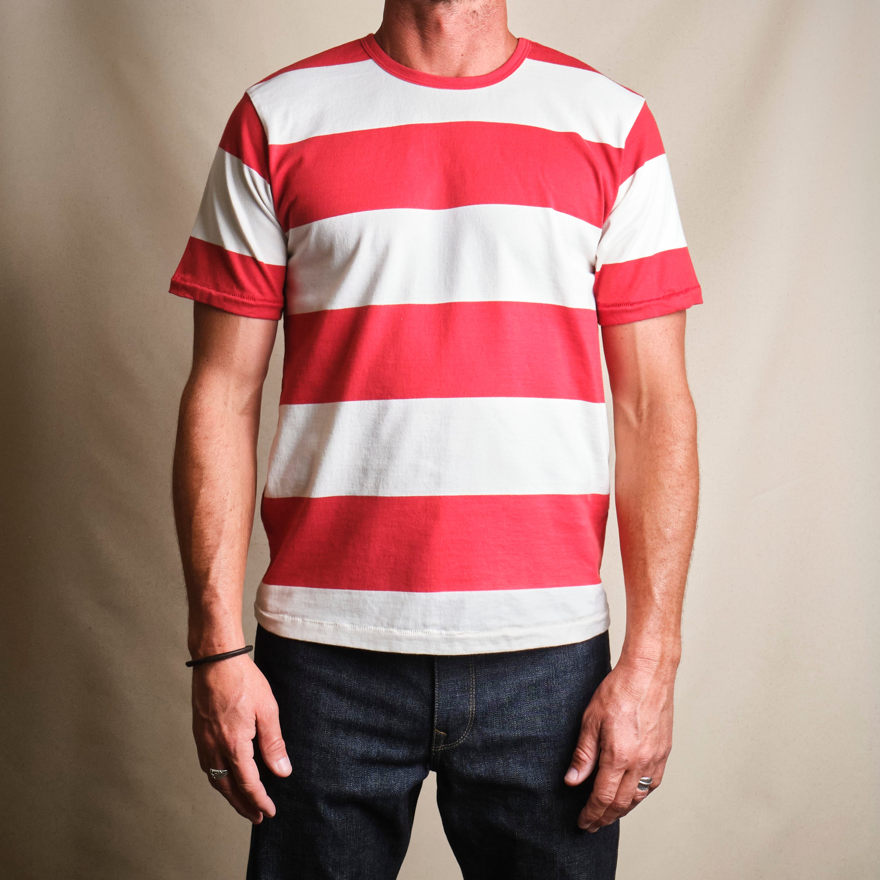 Mooch Tee Red Stripe