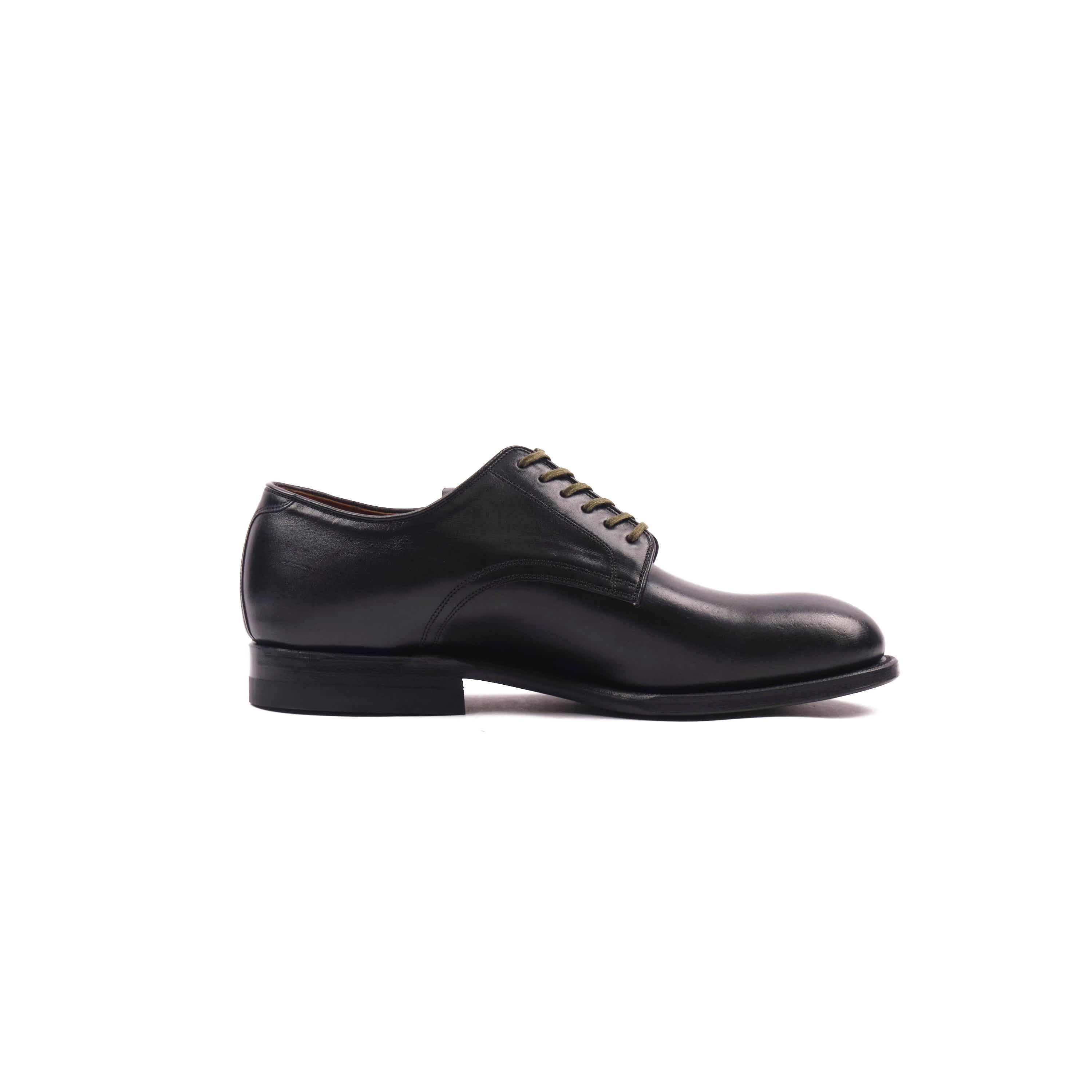 VIBERG NAVVY CUT SHOE - NERO KANGAROO