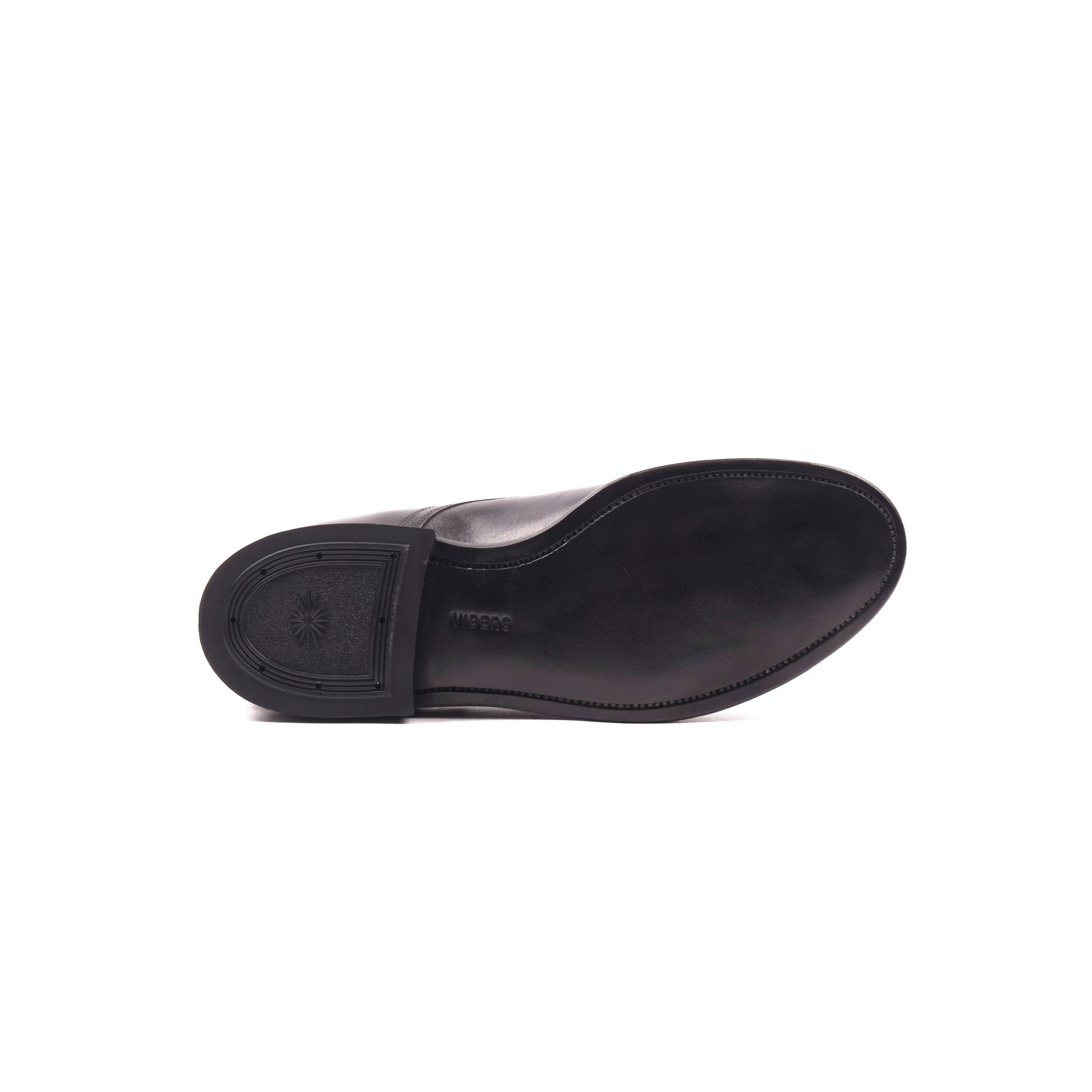 VIBERG NAVVY CUT SHOE - NERO KANGAROO