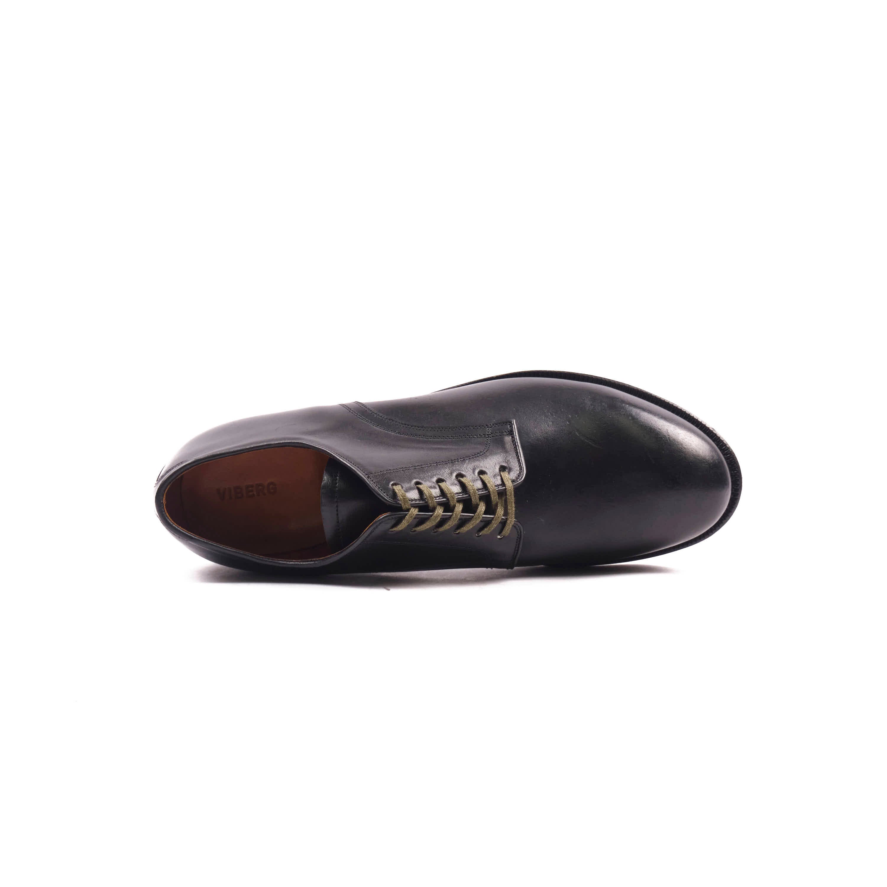 VIBERG NAVVY CUT SHOE - NERO KANGAROO