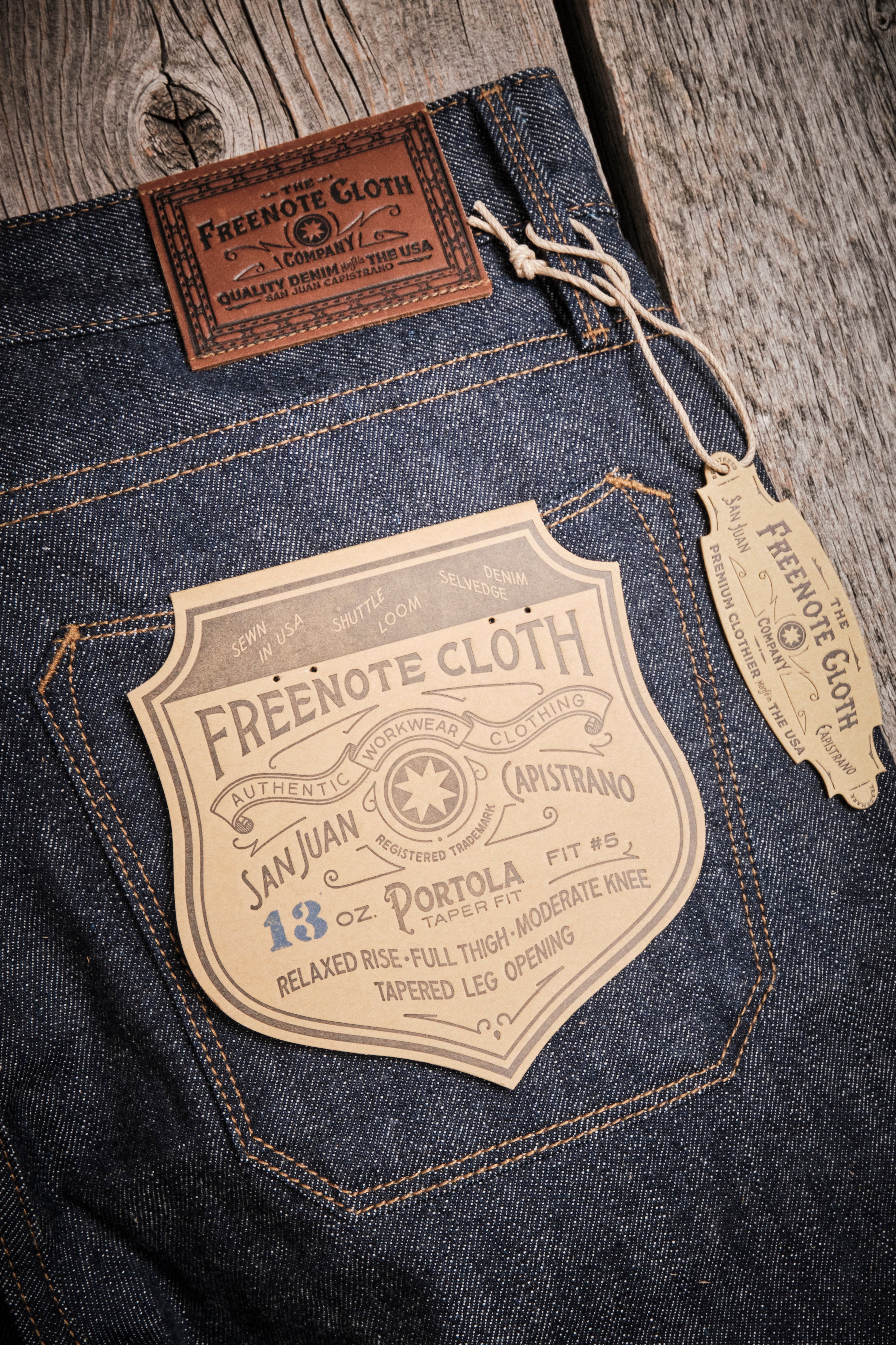 Portola Classic Taper 13 Ounce Indigo Denim