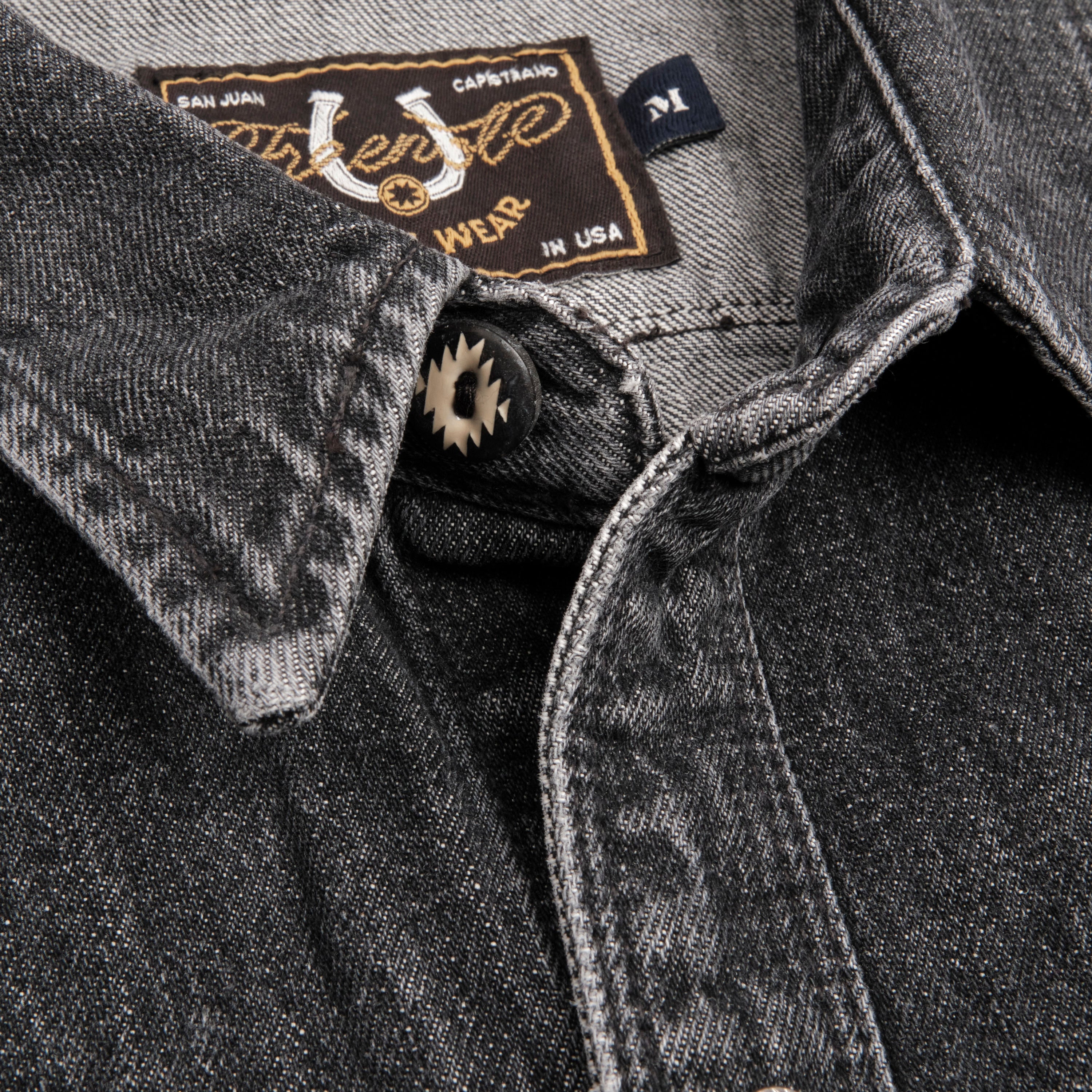 Modern Western 11 Ounce Black Stone Washed Denim