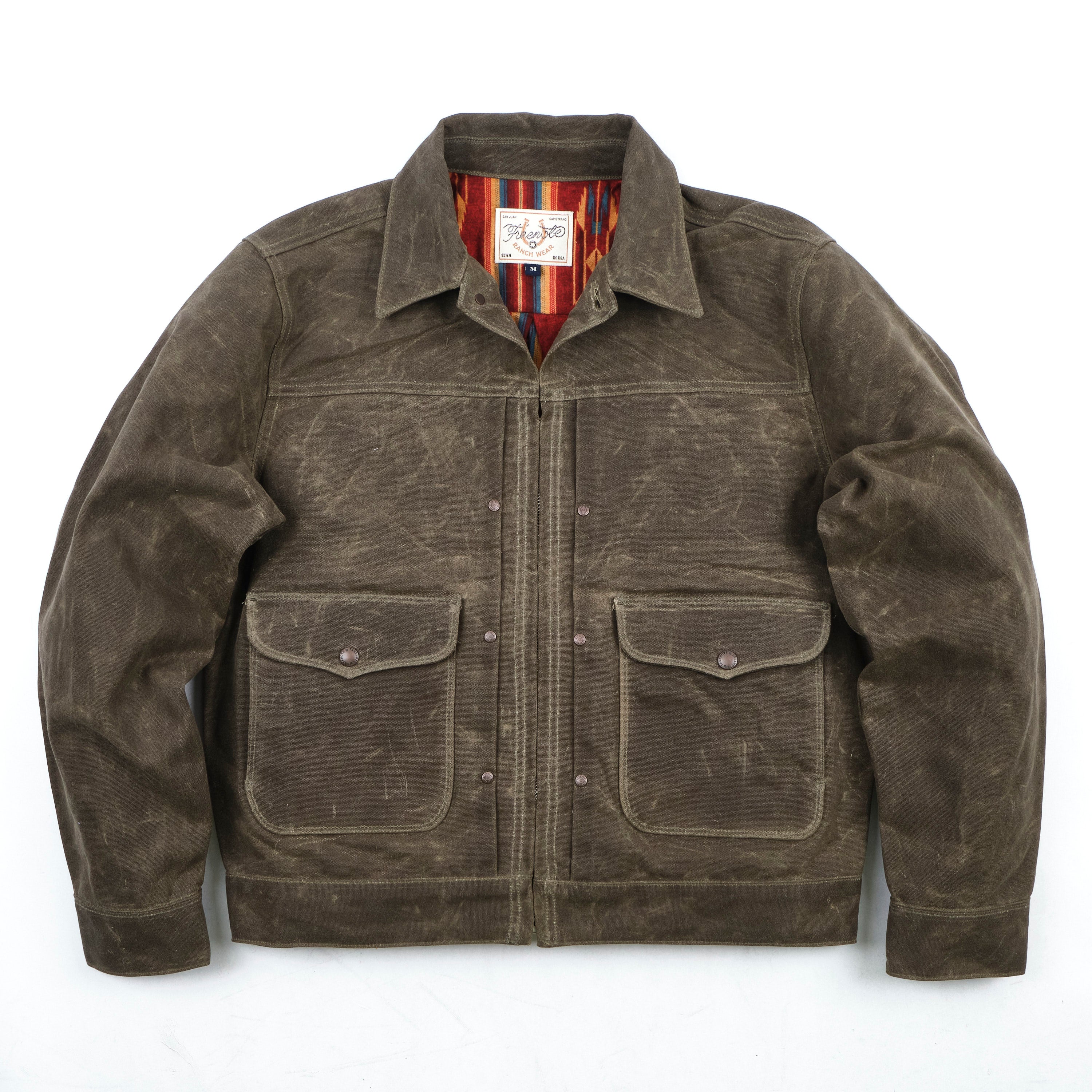 Faro Tobacco Heavy Waxed Canvas Red Southwest