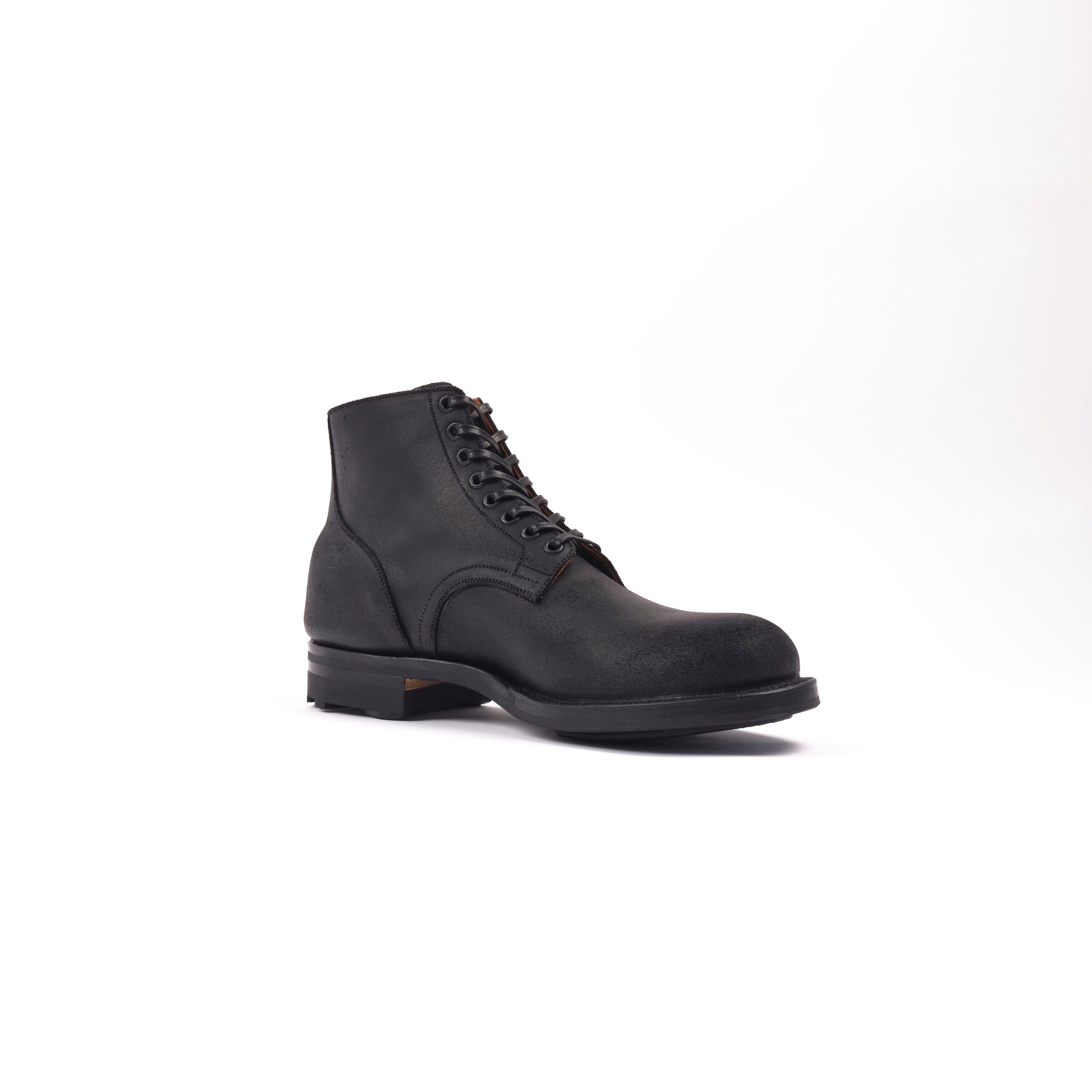VIBERG SERVICE BOOT - 1035 LAST - BLACK WAXY COMMANDER