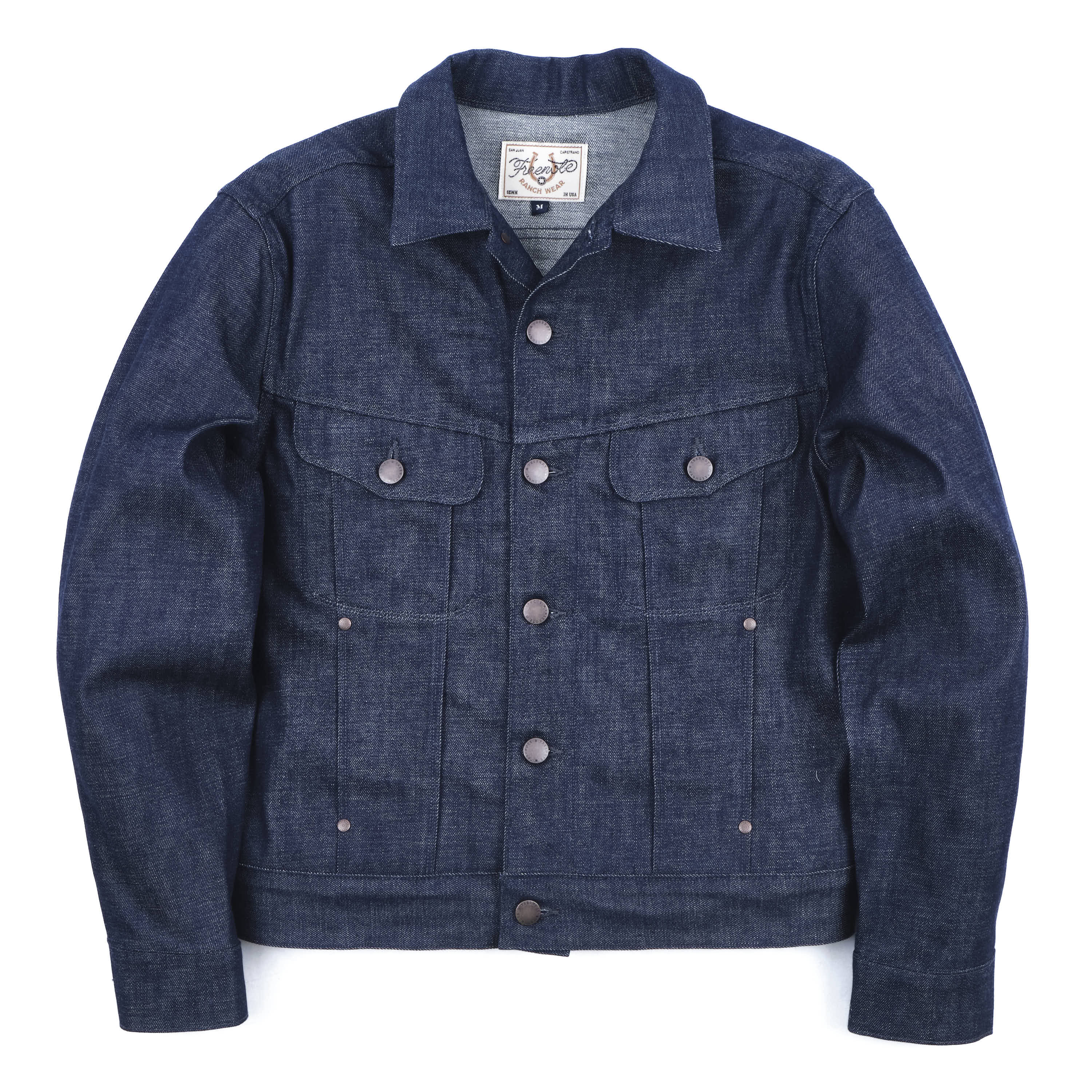 High Low 11 Ounce Memphis Blue Denim Jacket