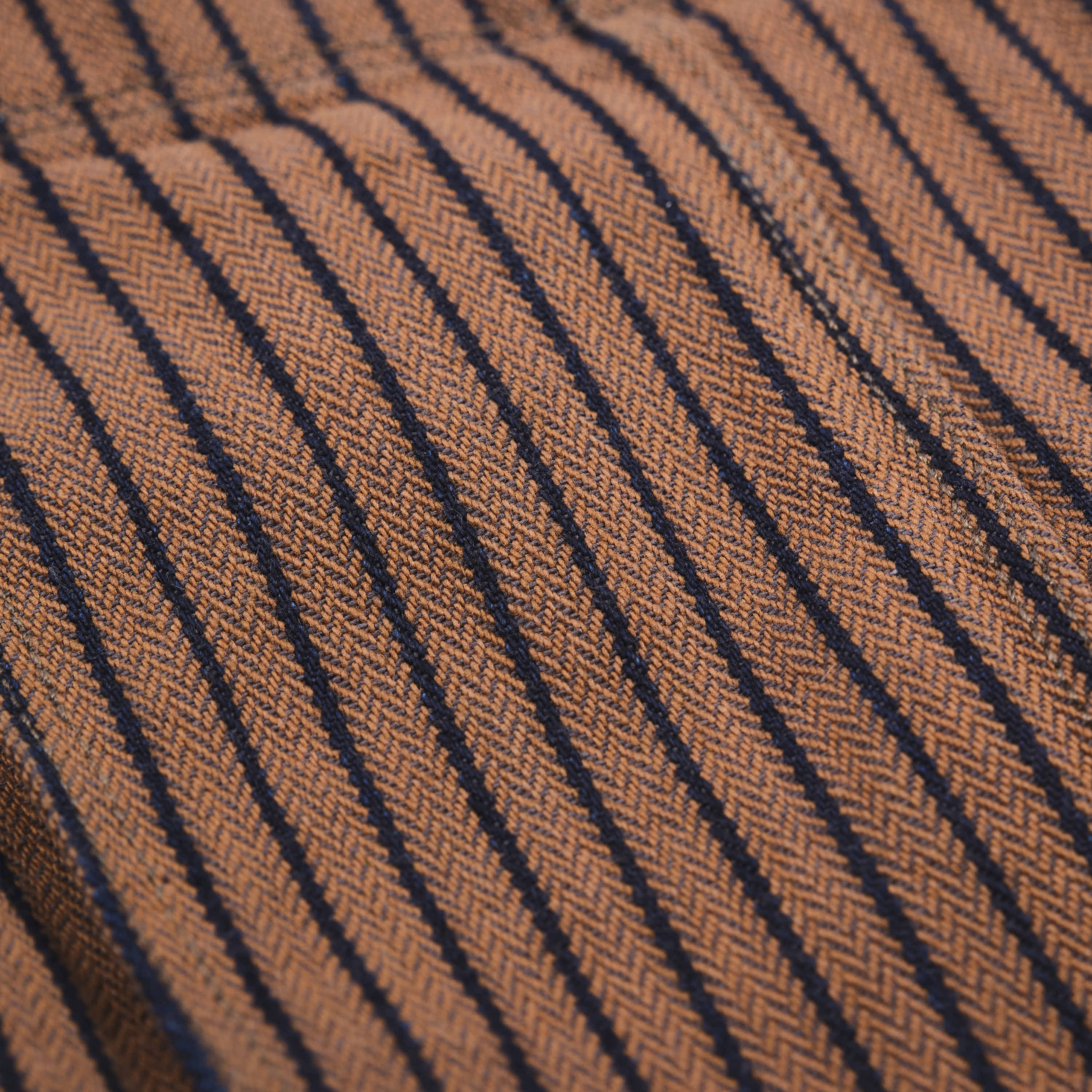High Low Brown Herringbone Dobby Jacket