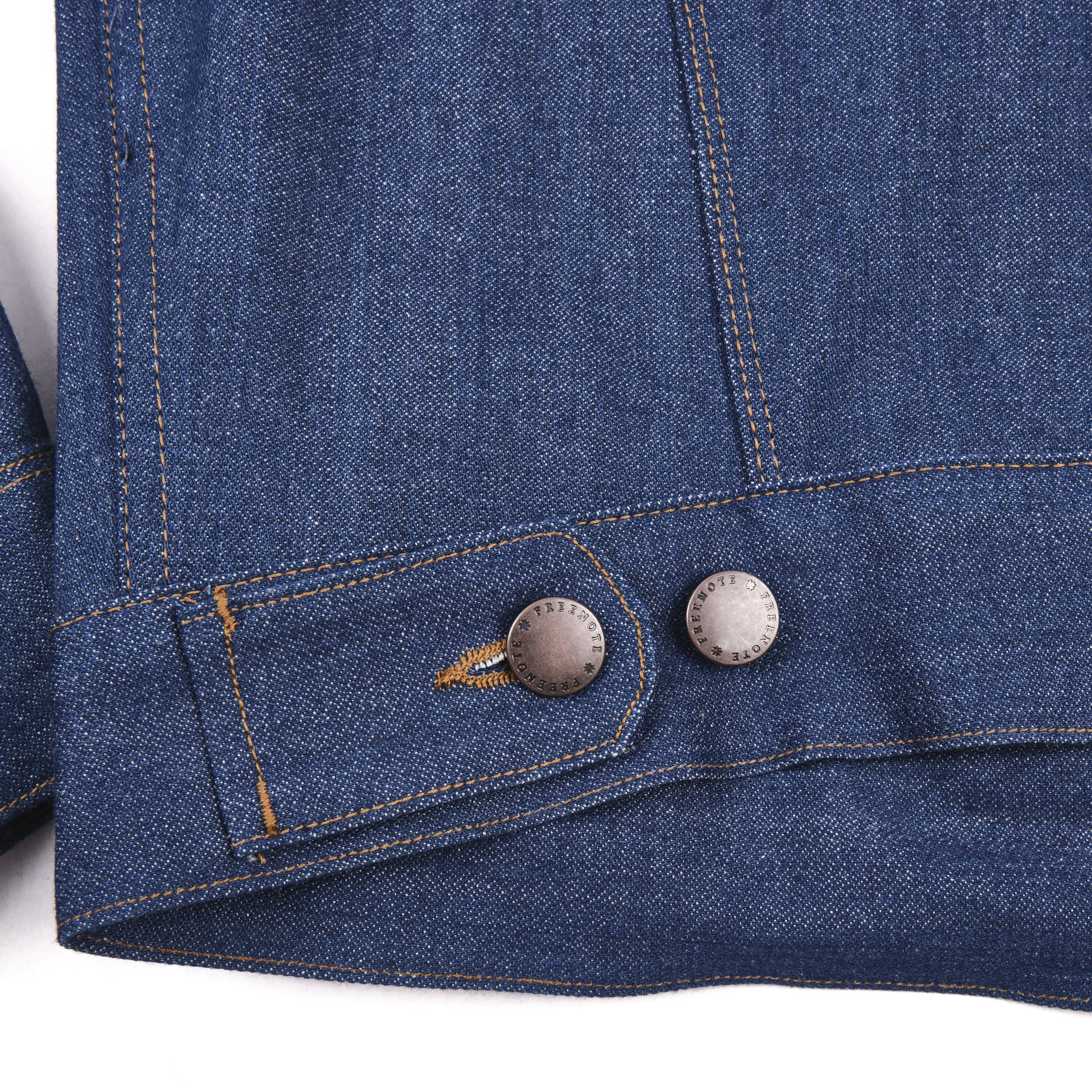 High Low 12 Ounce Vintage Blue Denim Jacket