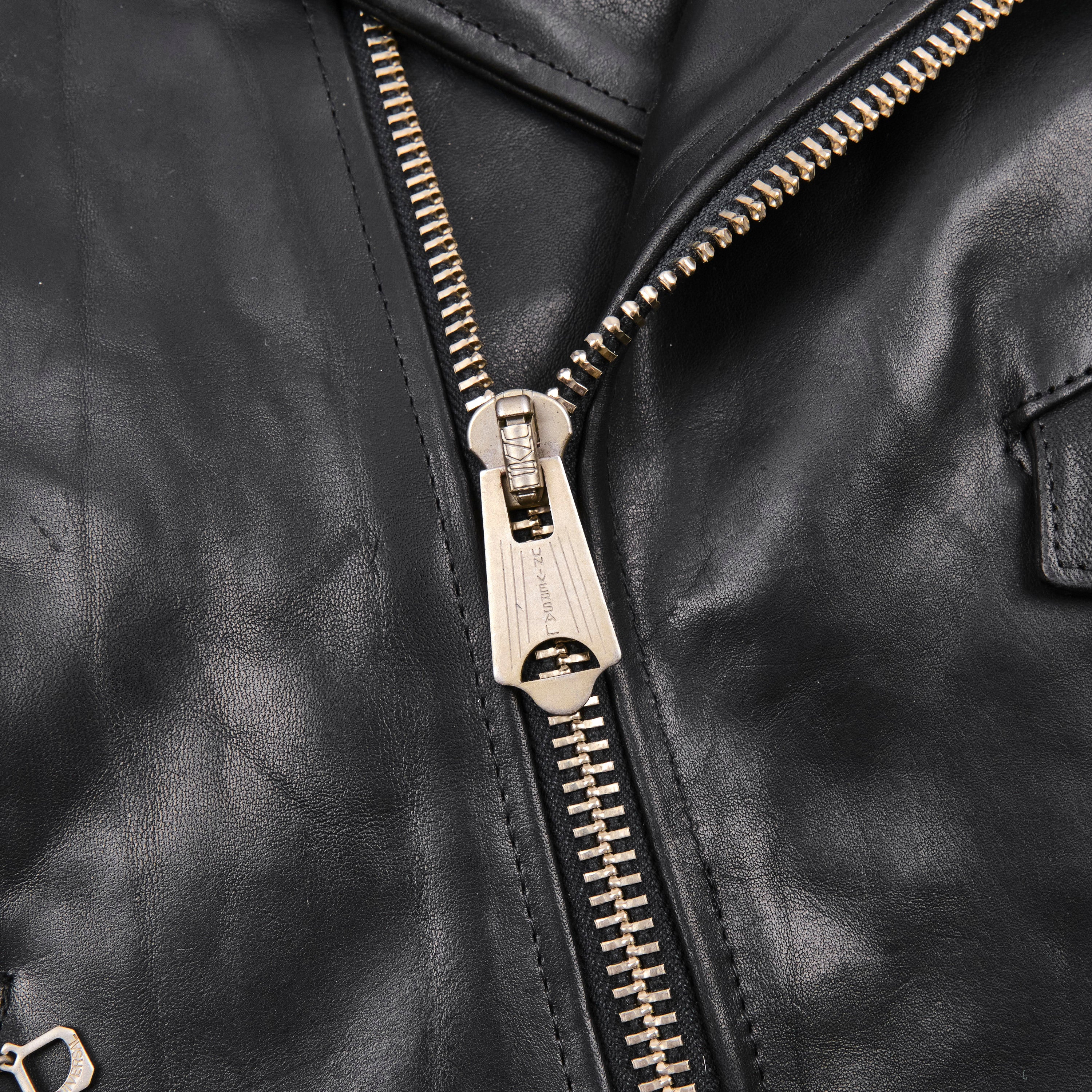 Mooch Moto Jacket Black Bull Leather