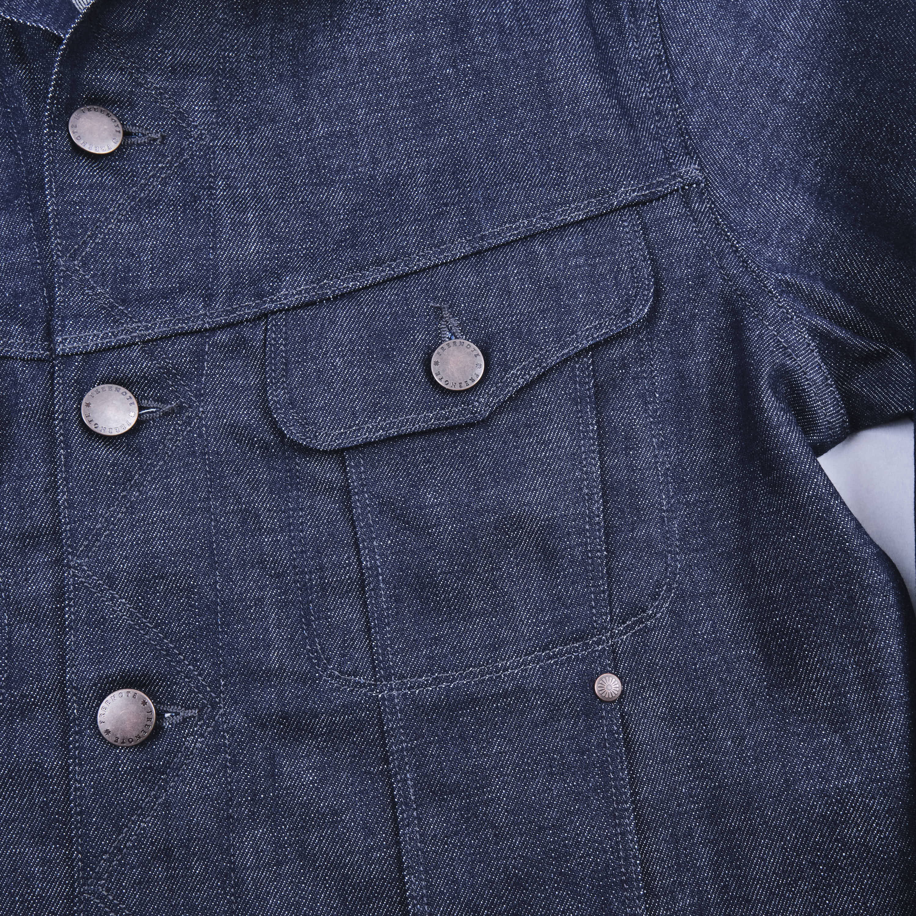 High Low 11 Ounce Memphis Blue Denim Jacket