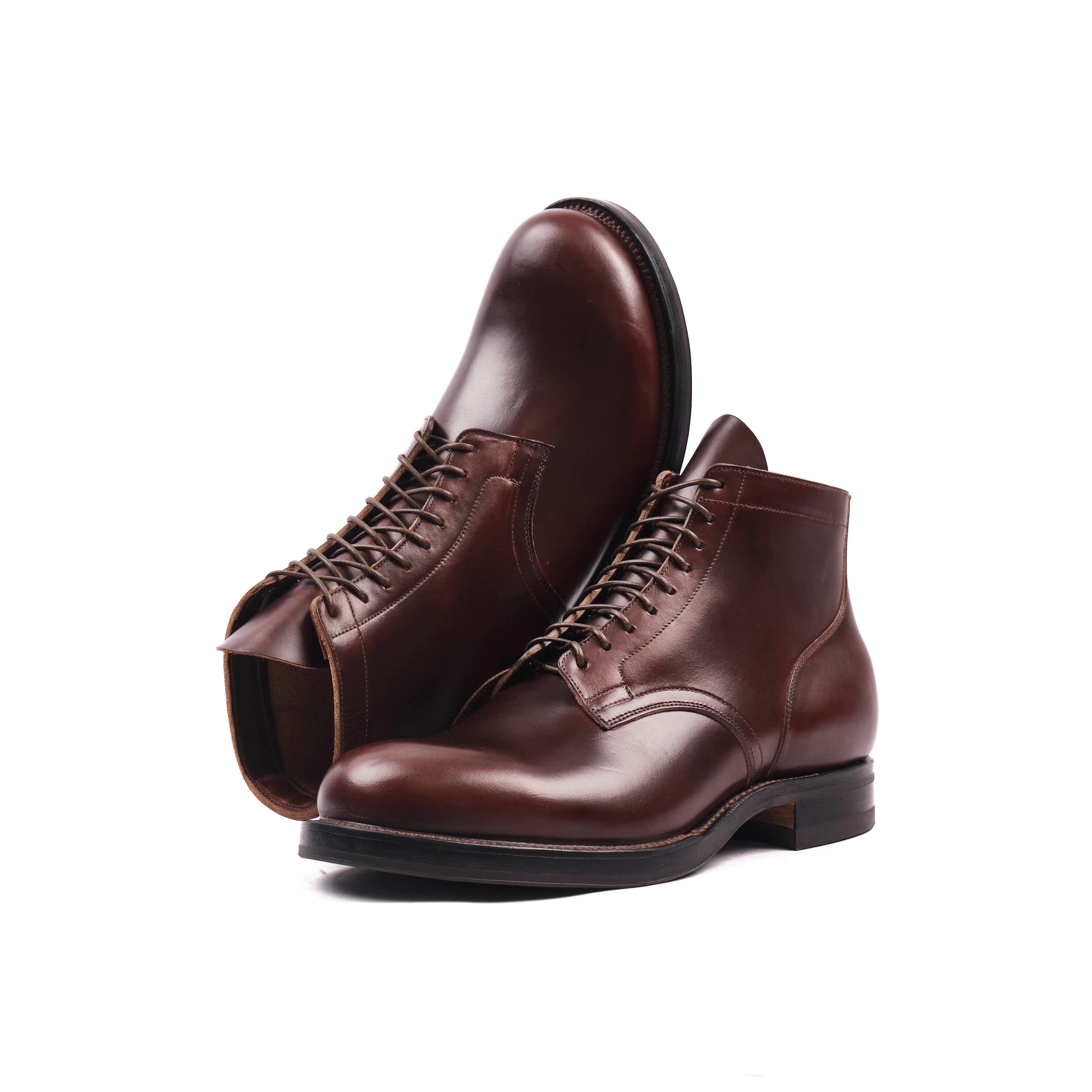 FREENOTE CLOTH X VIBERG SERVICE BOOT - 2055 LAST - HORWEEN BROWN CHROMEXCEL