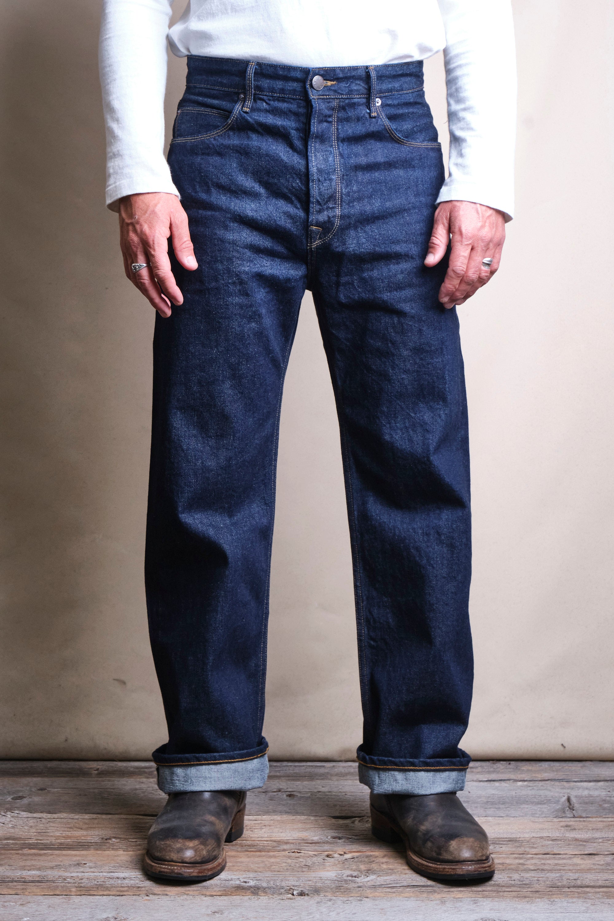 Modesto 14 Ounce 50's Blue Denim
