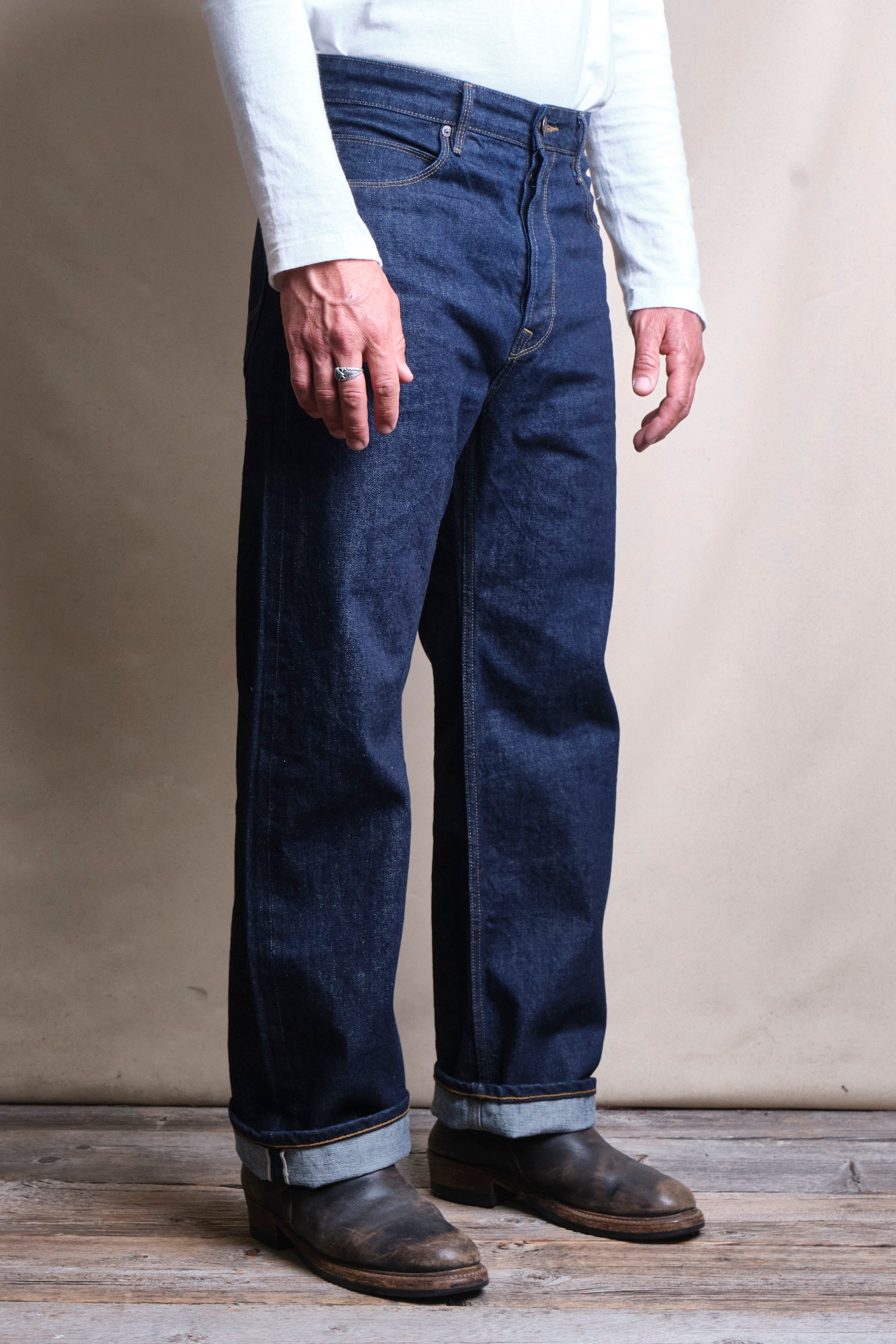 Modesto 14 Ounce 50's Blue Denim