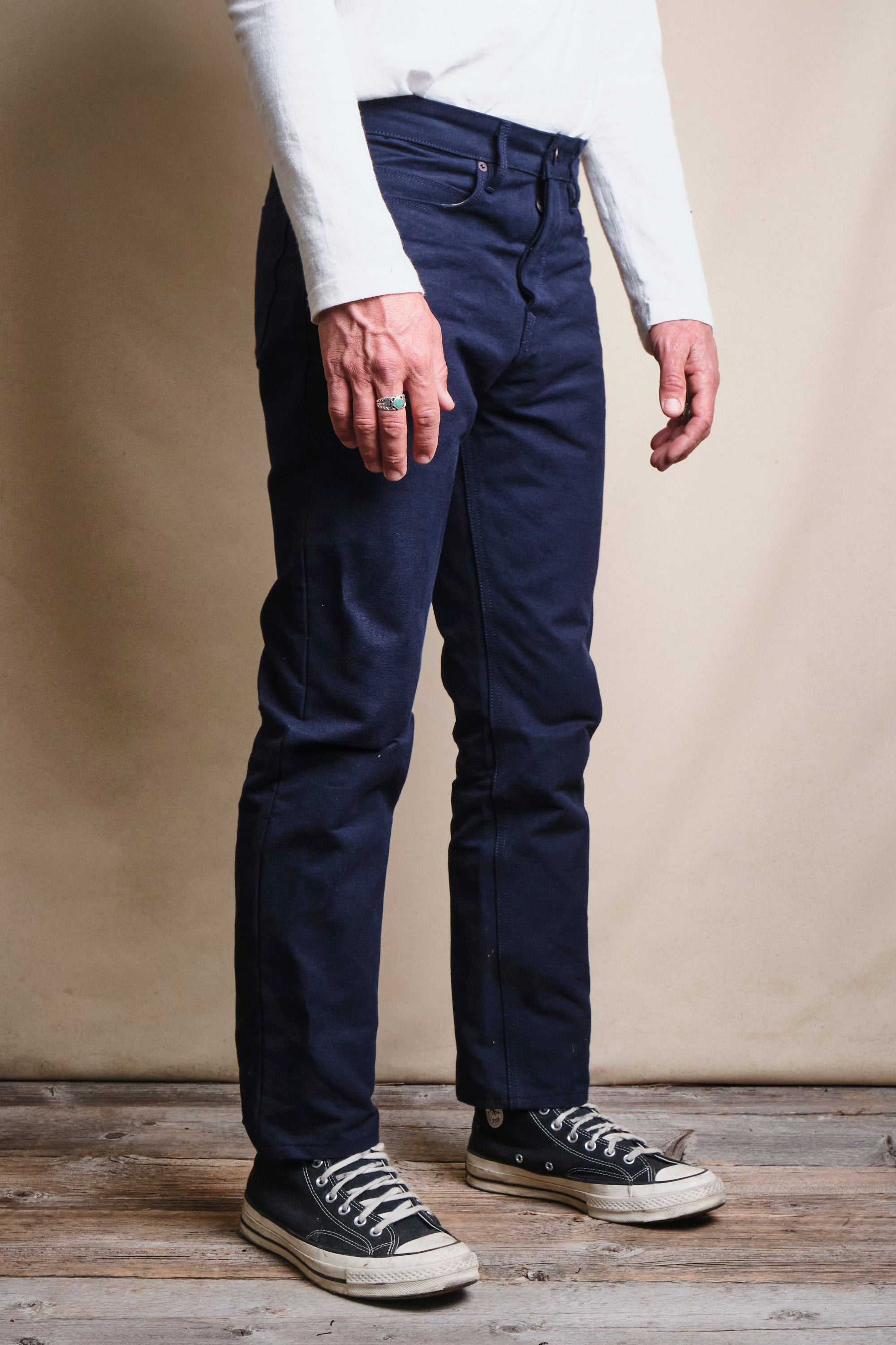 Portola Classic Taper 15 Ounce Navy Canvas