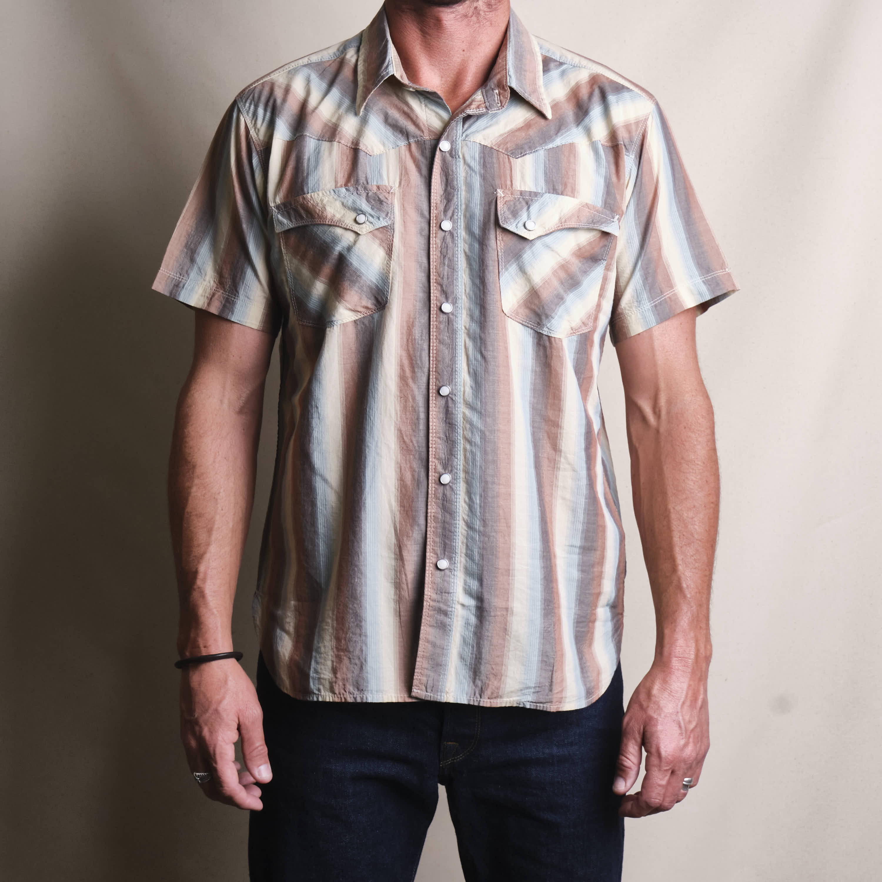 Calico S/S Dusty Desert Stripe