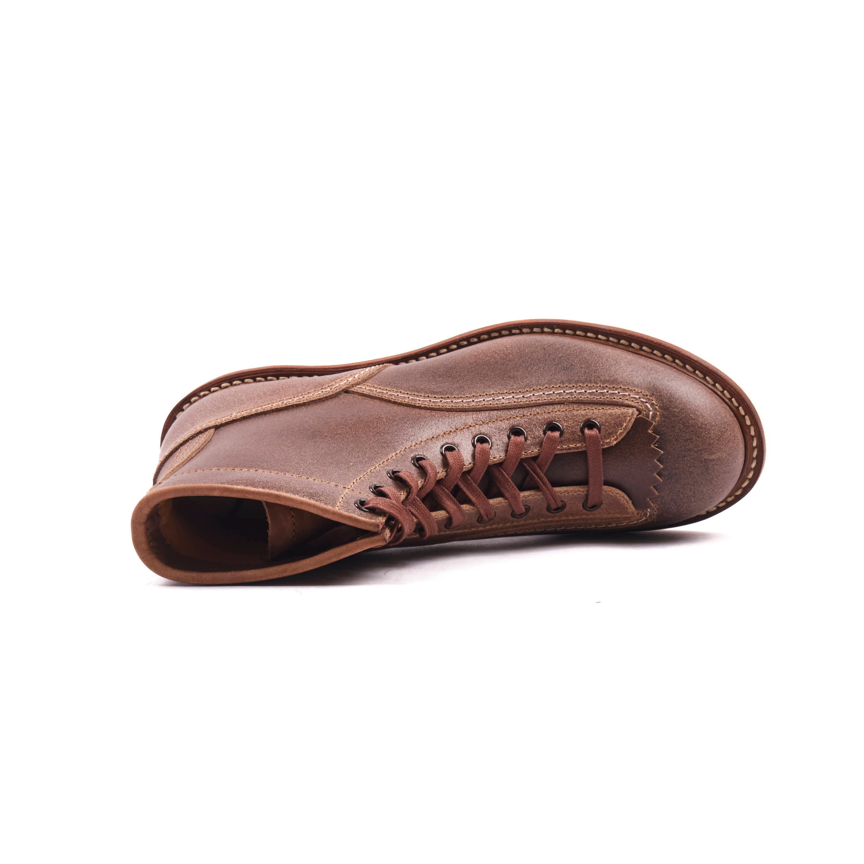 John Lofgren Donkey Puncher Boots - Horween Natural Waxed Flesh