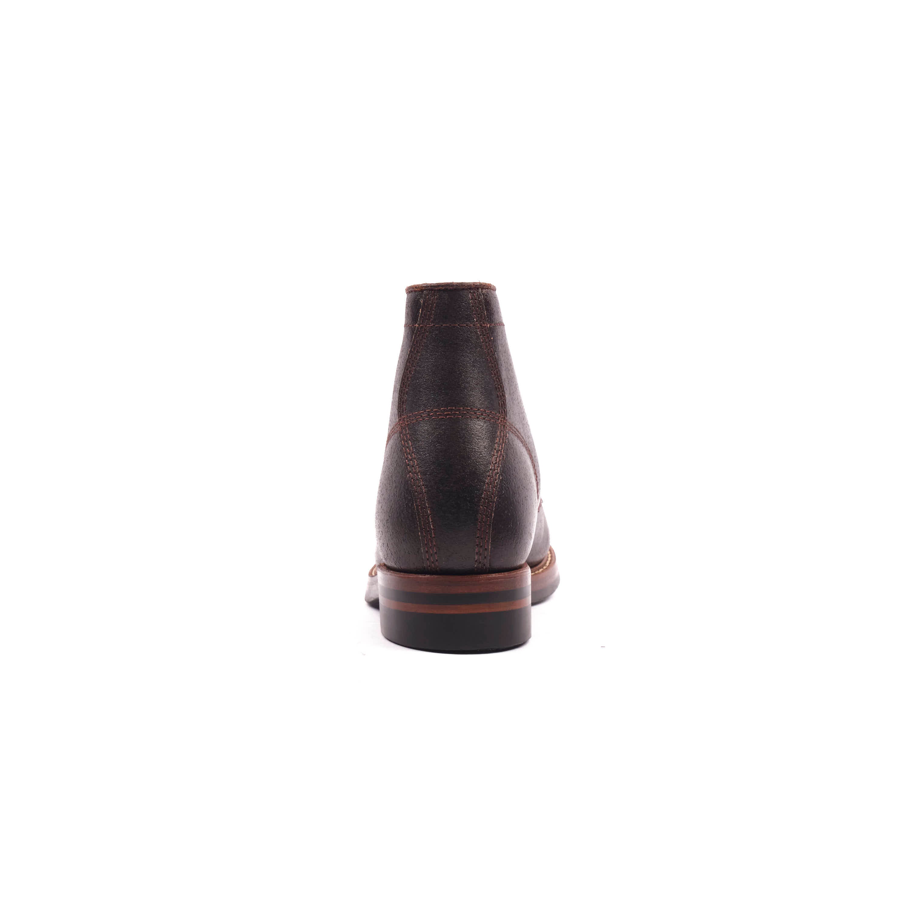 John Lofgren El Capitan Boots - Horween Dark Brown Waxed Flesh