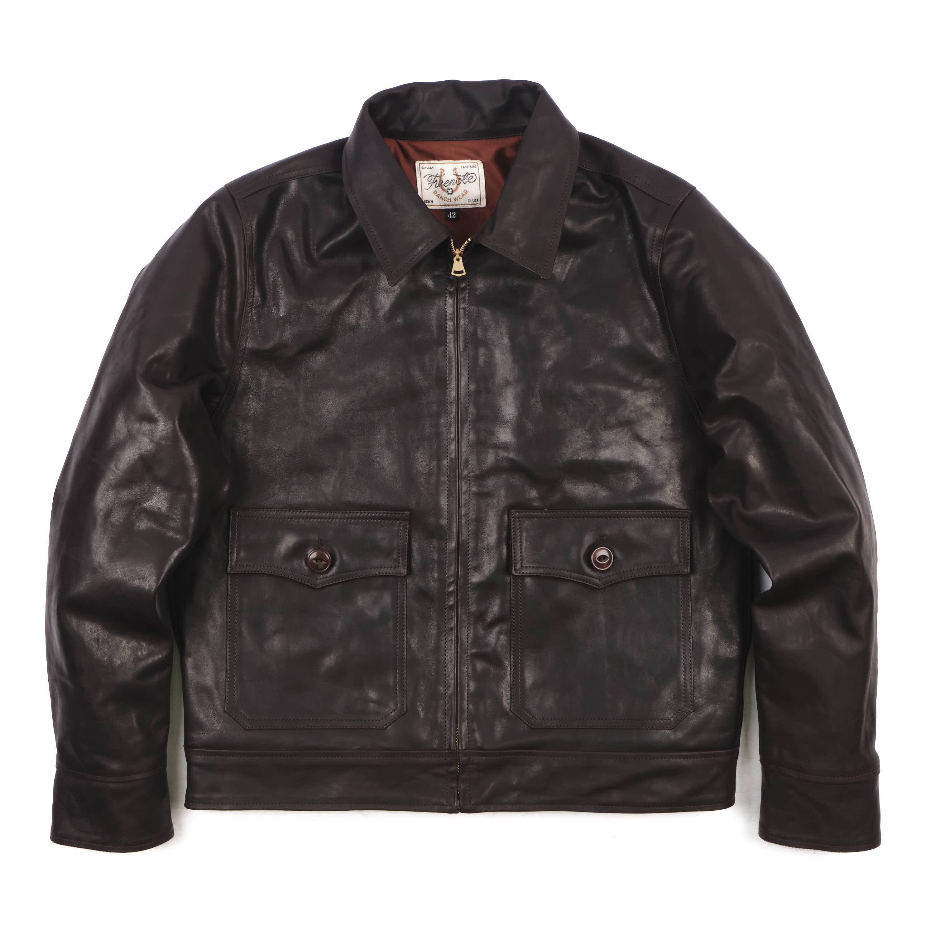 Alcorn Leather Seal Brown Horsehide
