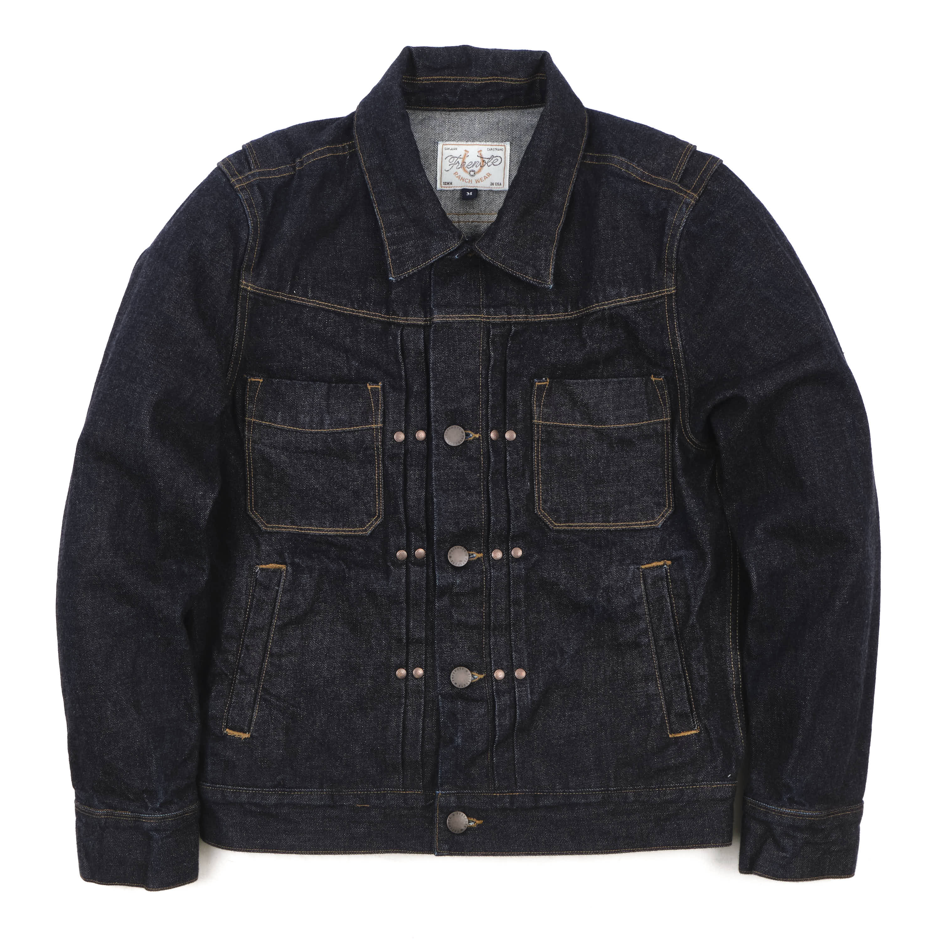 Riders Jacket 15 Ounce Unsinged Rinsed