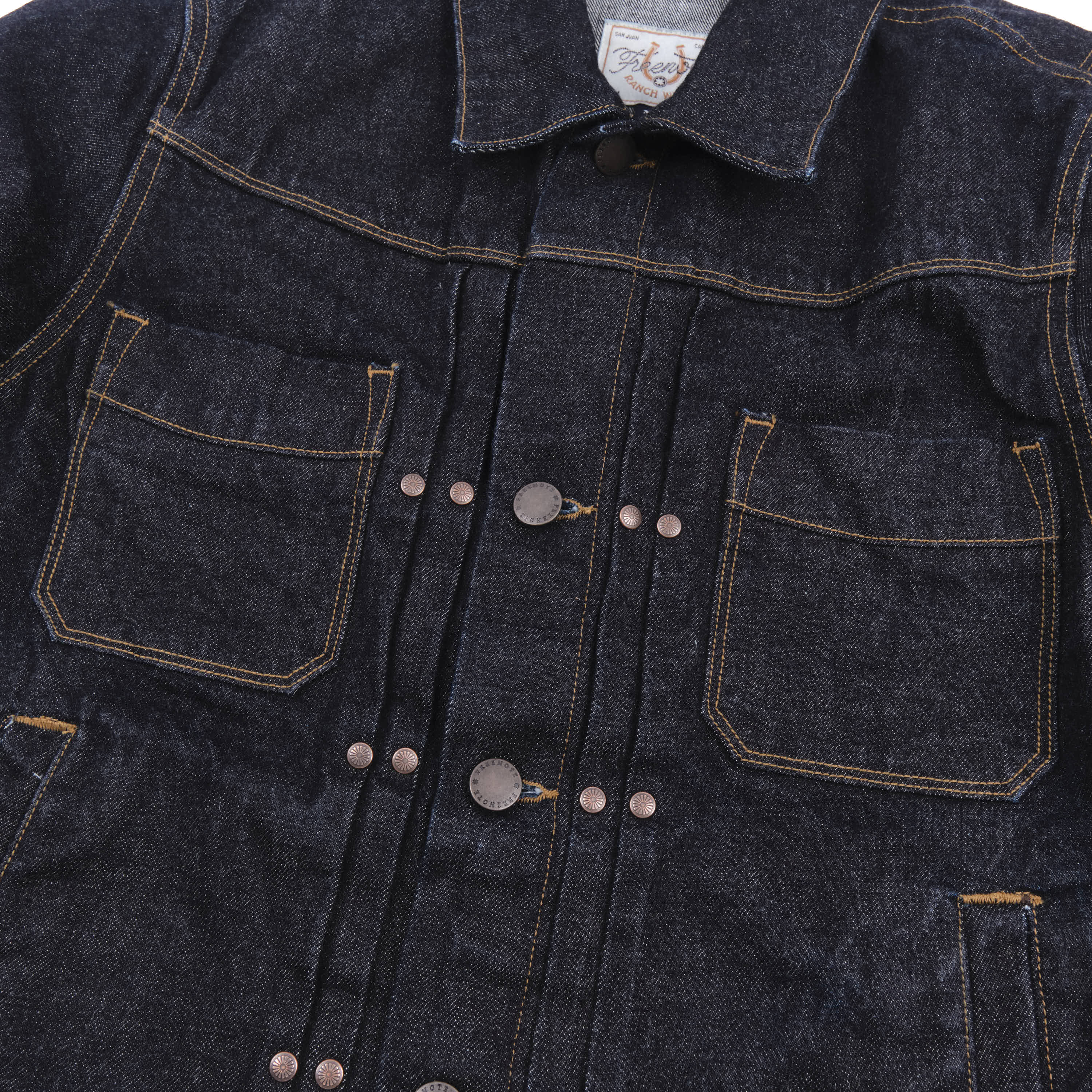 Riders Jacket 15 Ounce Unsinged Rinsed