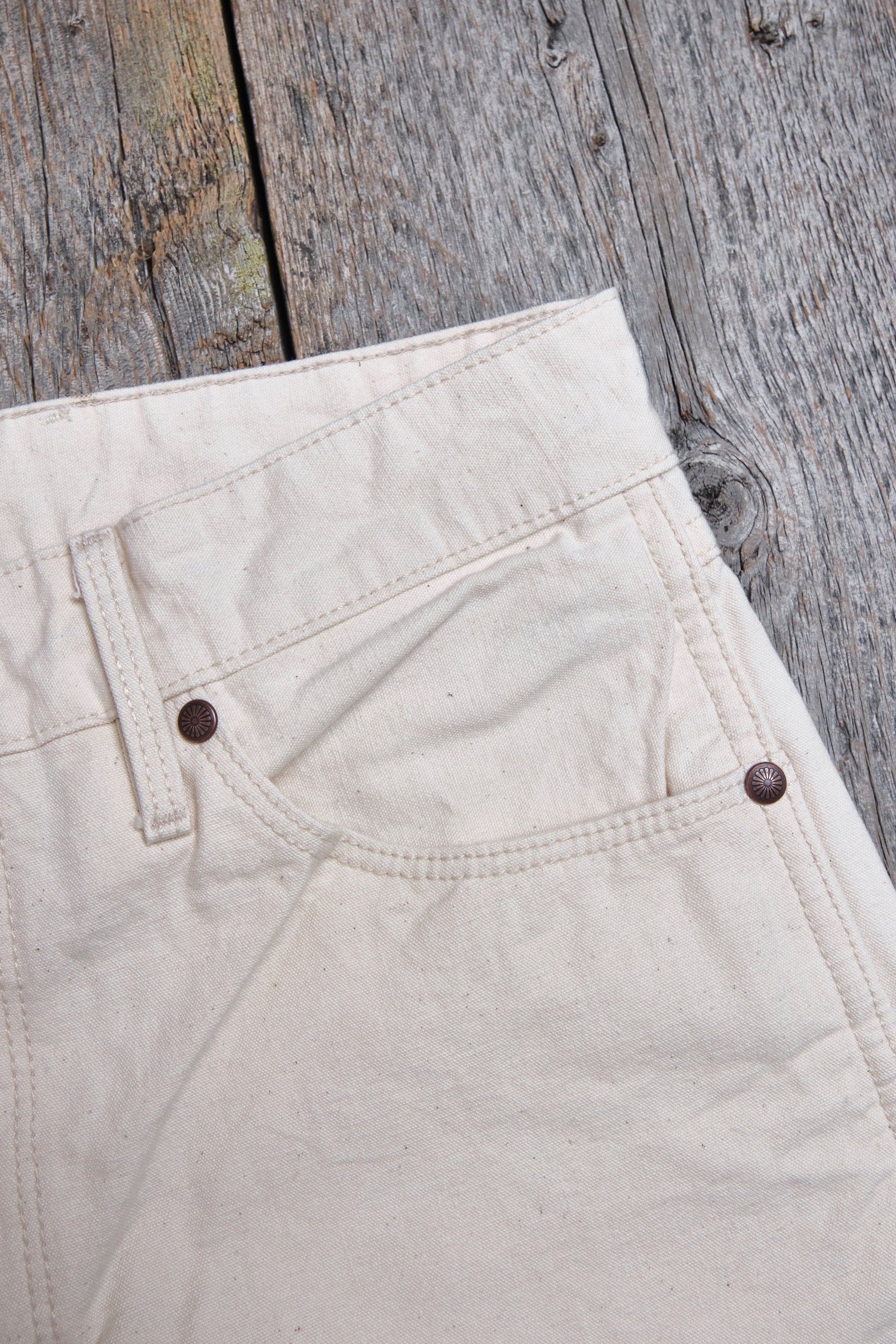 Wilkes Western 11 Ounce Natural Rinsed Canvas